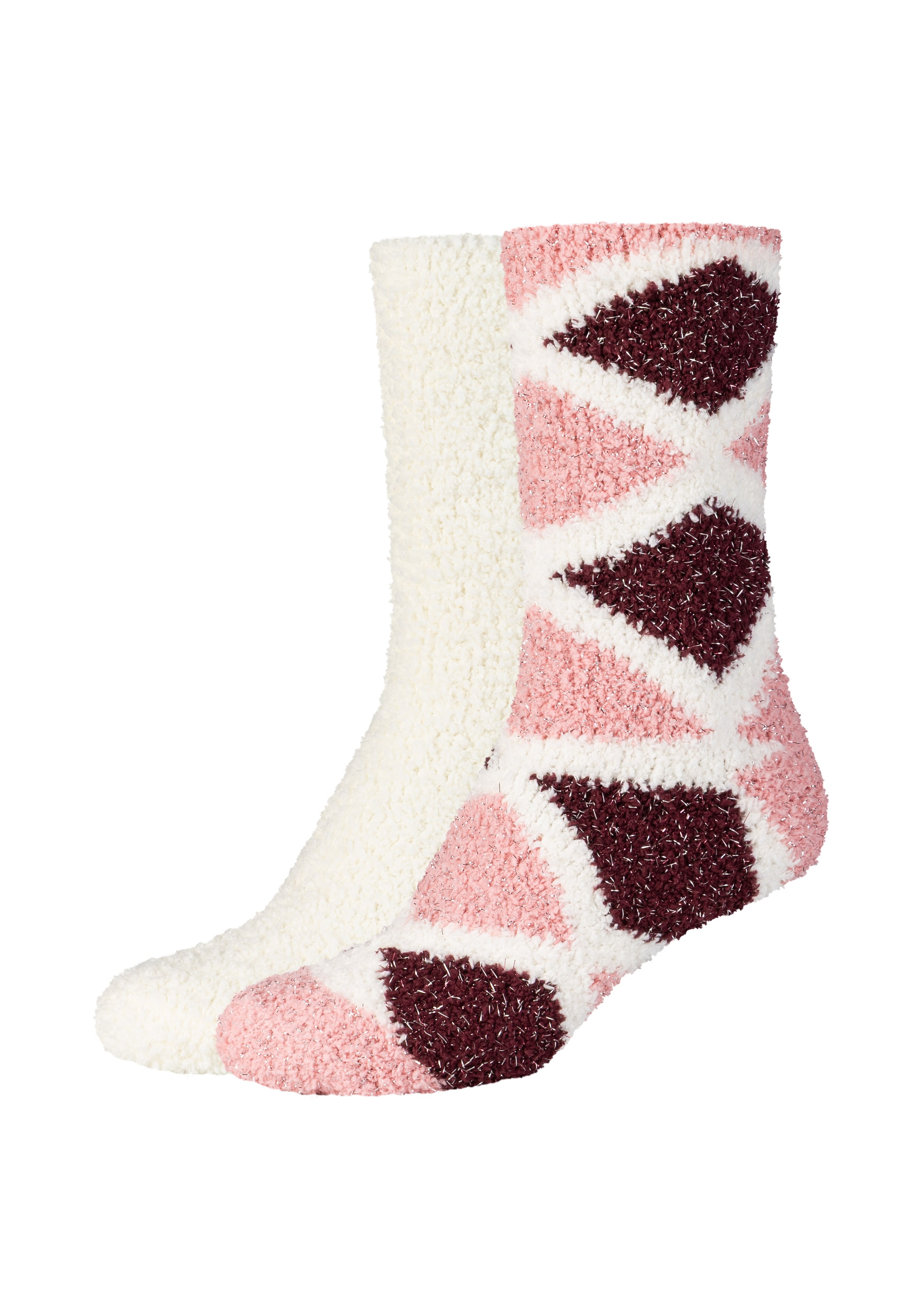 Camano Socken gemustert, wärmende, kuschelige Qualität