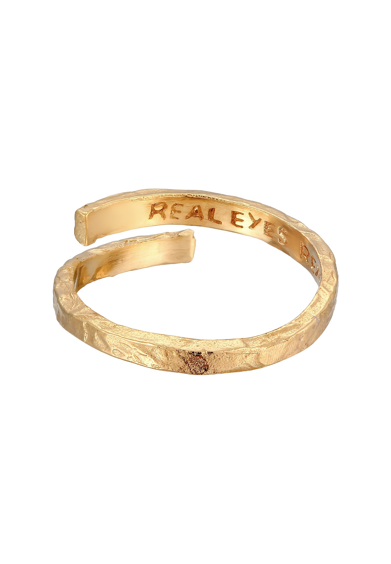 HAZE & GLORY Fingerring »Ring Herren - Twisted Eye 925 Silber«