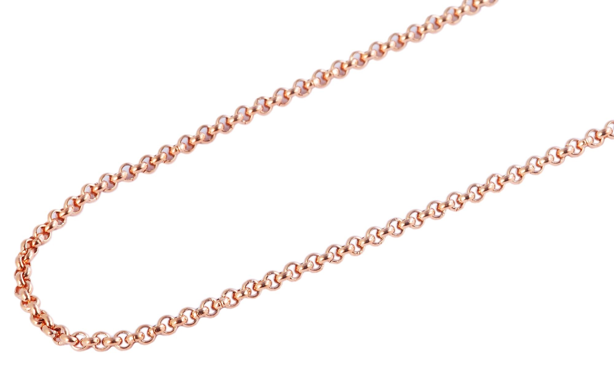 Adelia´s Gliederkette »Unisex Halskette ¿ Erbskette aus Edelstahl 60+5«