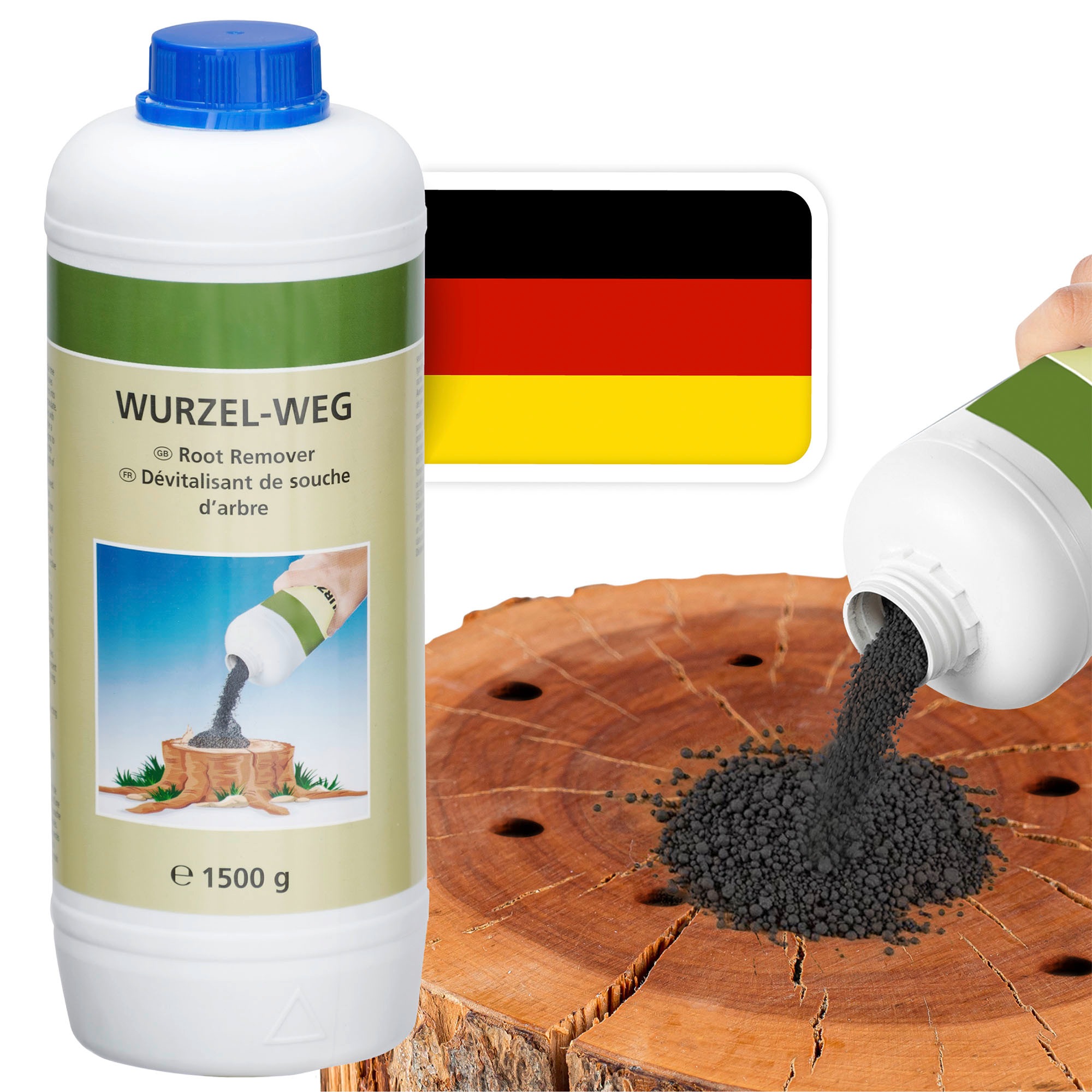 Maximex Unkrautbekämpfungsmittel »Wurzel-weg« 1500 g Granulat