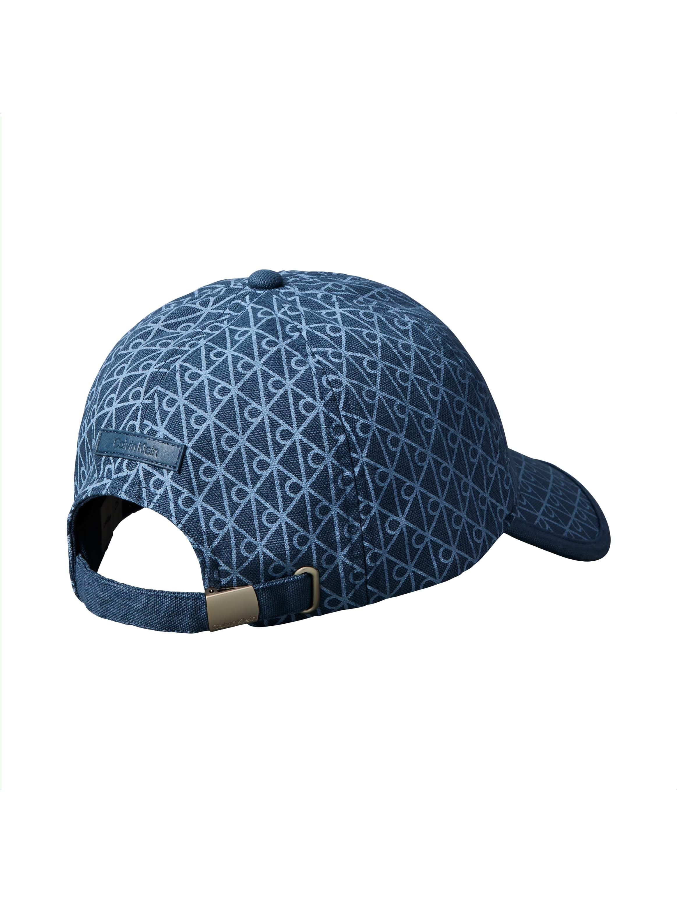 Calvin Klein Baseball Cap »EMBLEM PRINT w LEATHER PATCH CAP« Mit festem Schirm