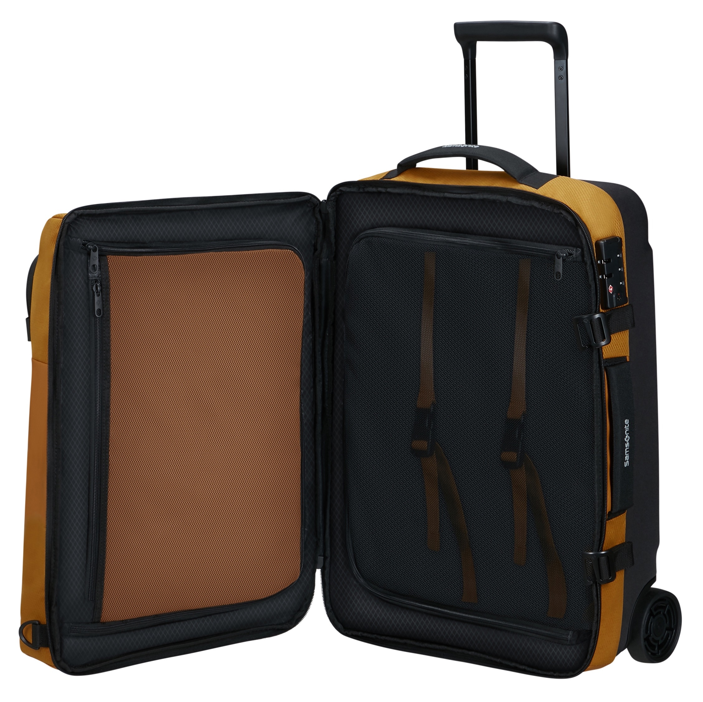 Samsonite Reisetasche »ARMOX, 55 cm«, Duffle mit Rollen TSA-Schloss Packgurte Trolley-Gestänge