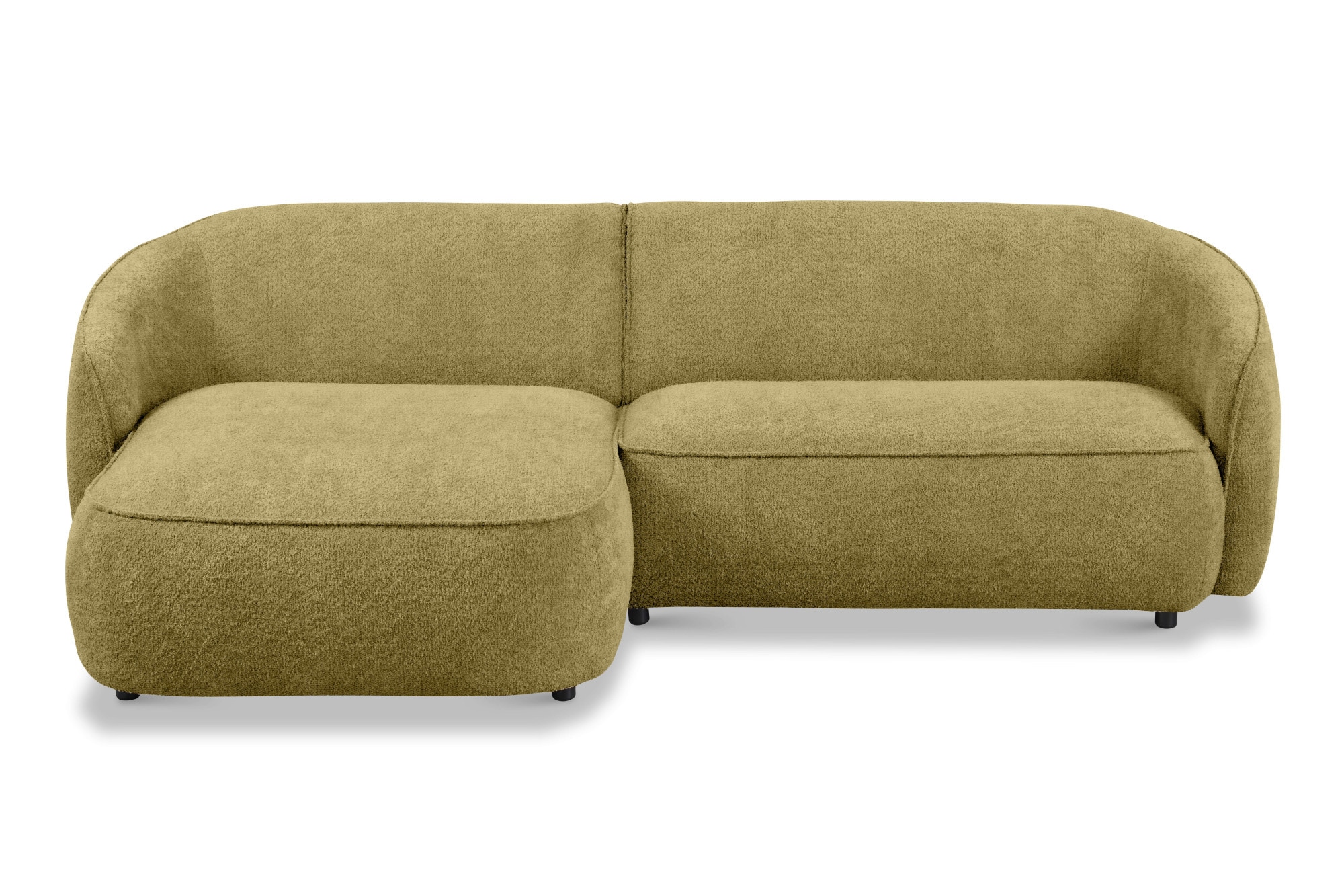 INOSIGN Ecksofa »Cosigo«, Breite 246 cm, 2 Chenille-Stoffe zur Auswahl, mit Kaltschaum