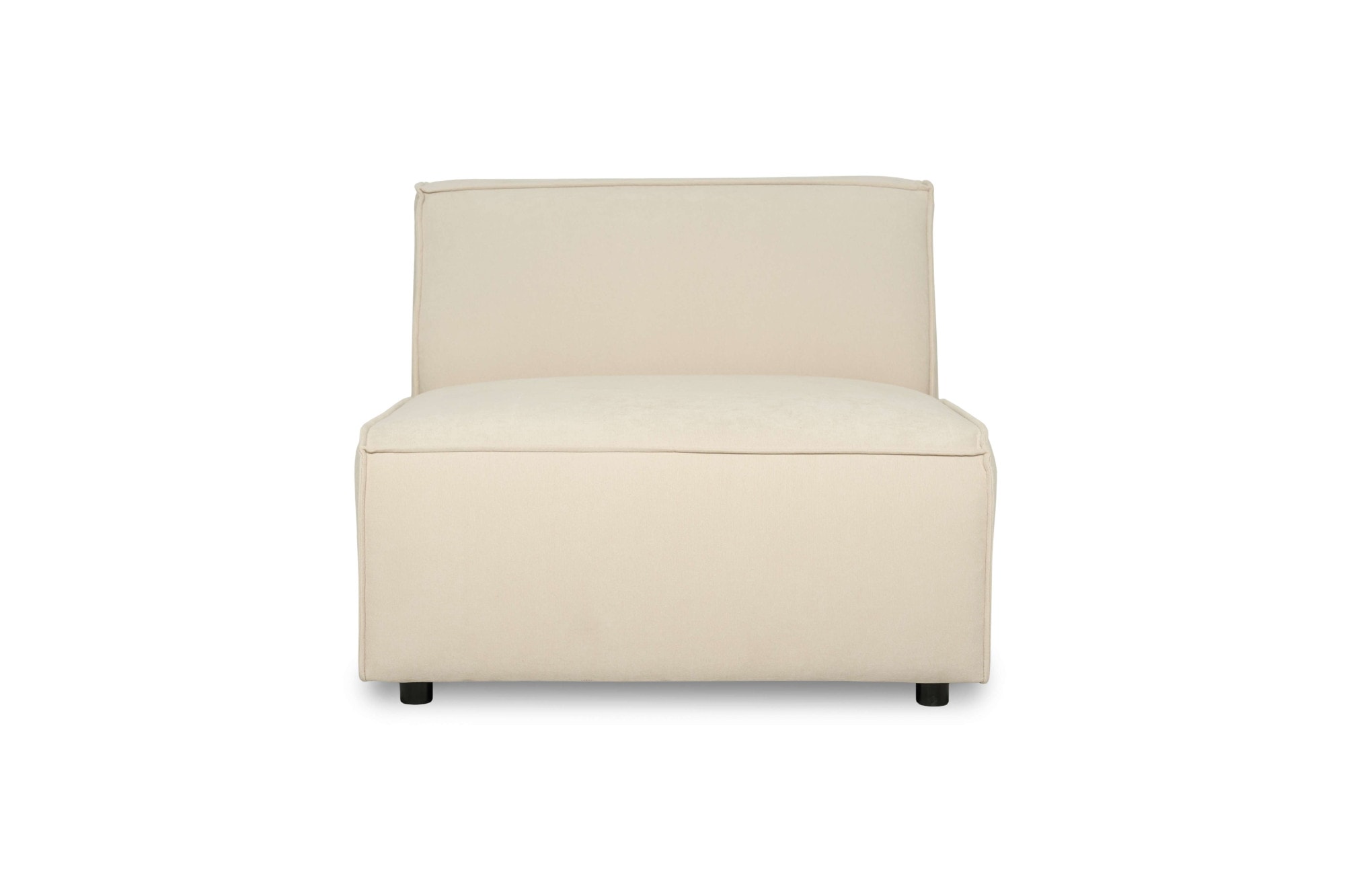 OTTO home Sessel »Jorrena, extra weicher Chenille-Stoff« Armloser 1-Sitzer, 3 Komfortstufen, 90x105 cm, mit Wellenunterfederung