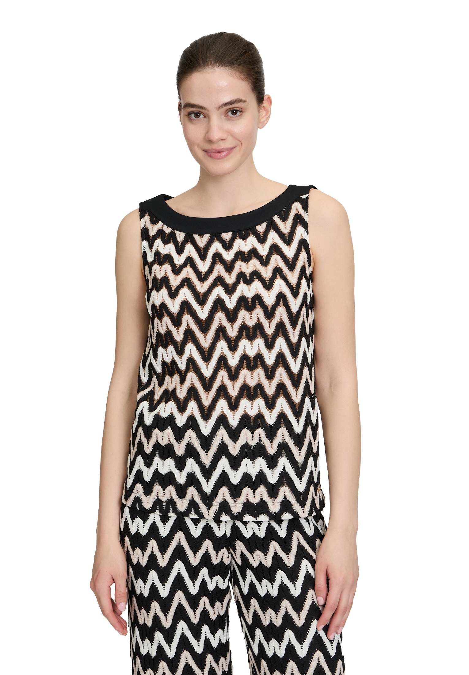 Betty&Co Shirttop »Strukturshirt ohne Arm«