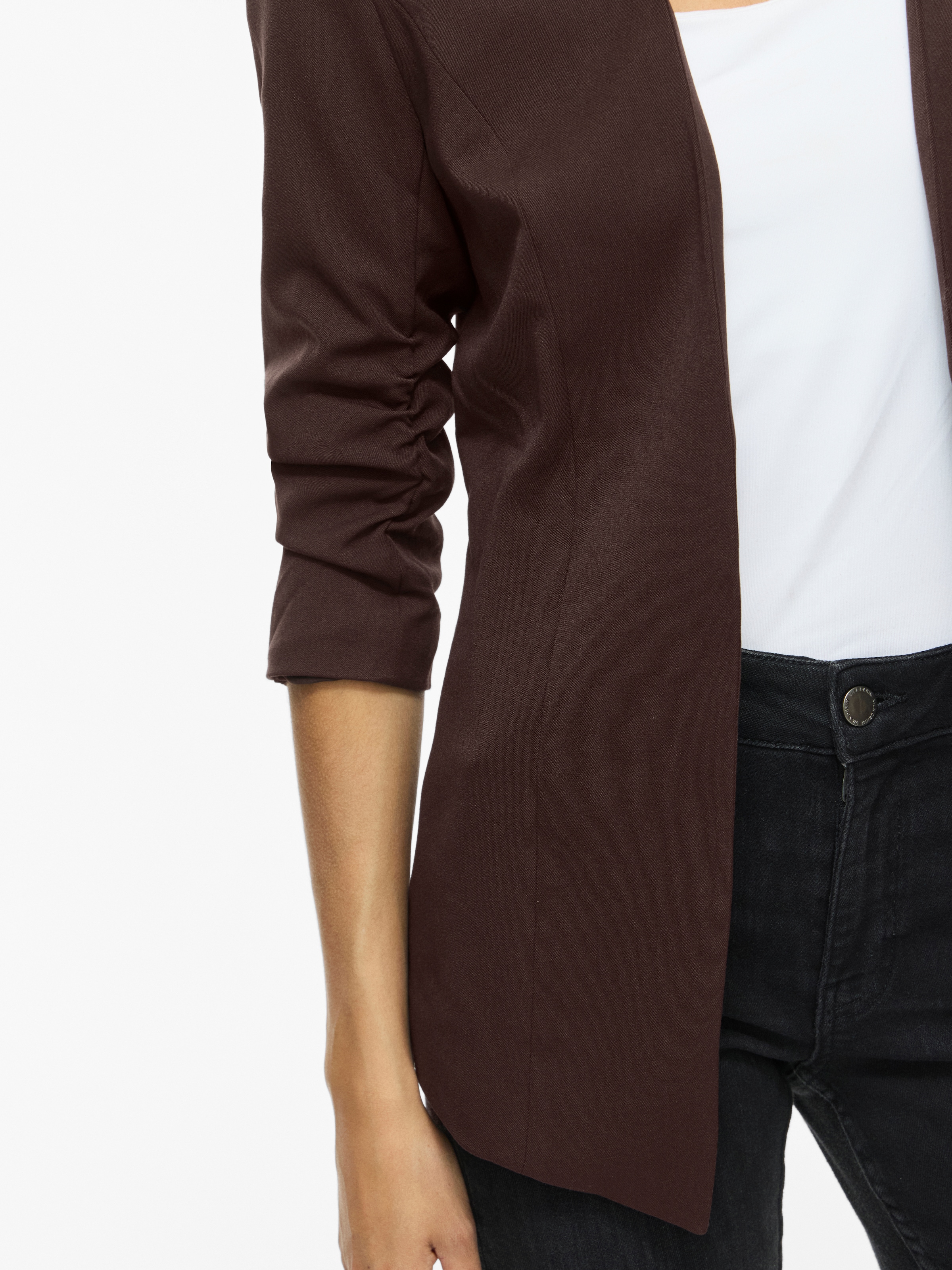 Vila Kurzblazer »VIHER NEW 3/4 BLAZER -NOOS« Materialmix, regular fit