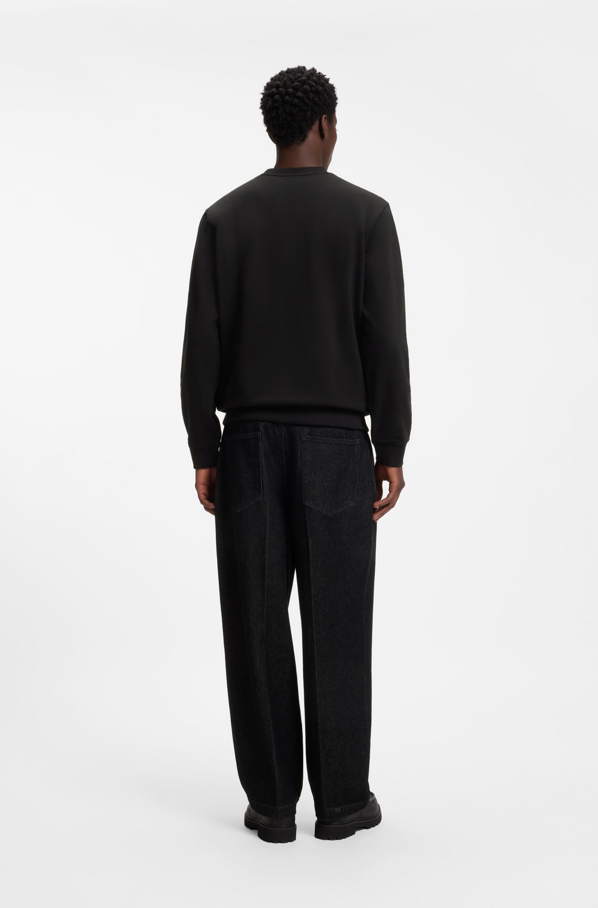 HUGO Sweatshirt »Diragol«, Rundhalsausschnitt, Regular Fit, HUGO Label
