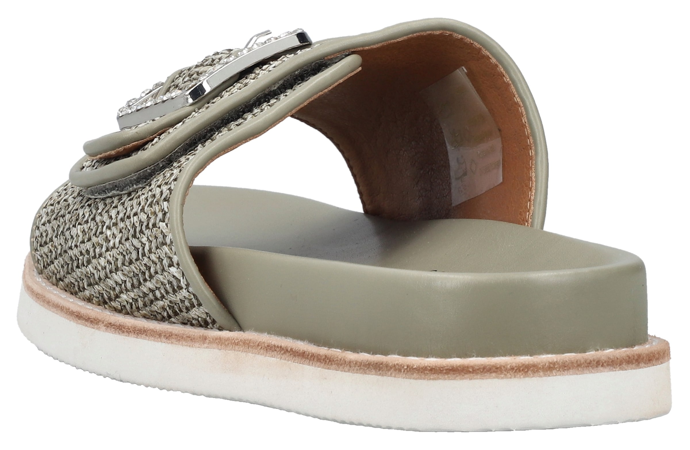 Rieker Pantolette, Sommerschuh, Strandschuh mit praktischem Klettverschluss