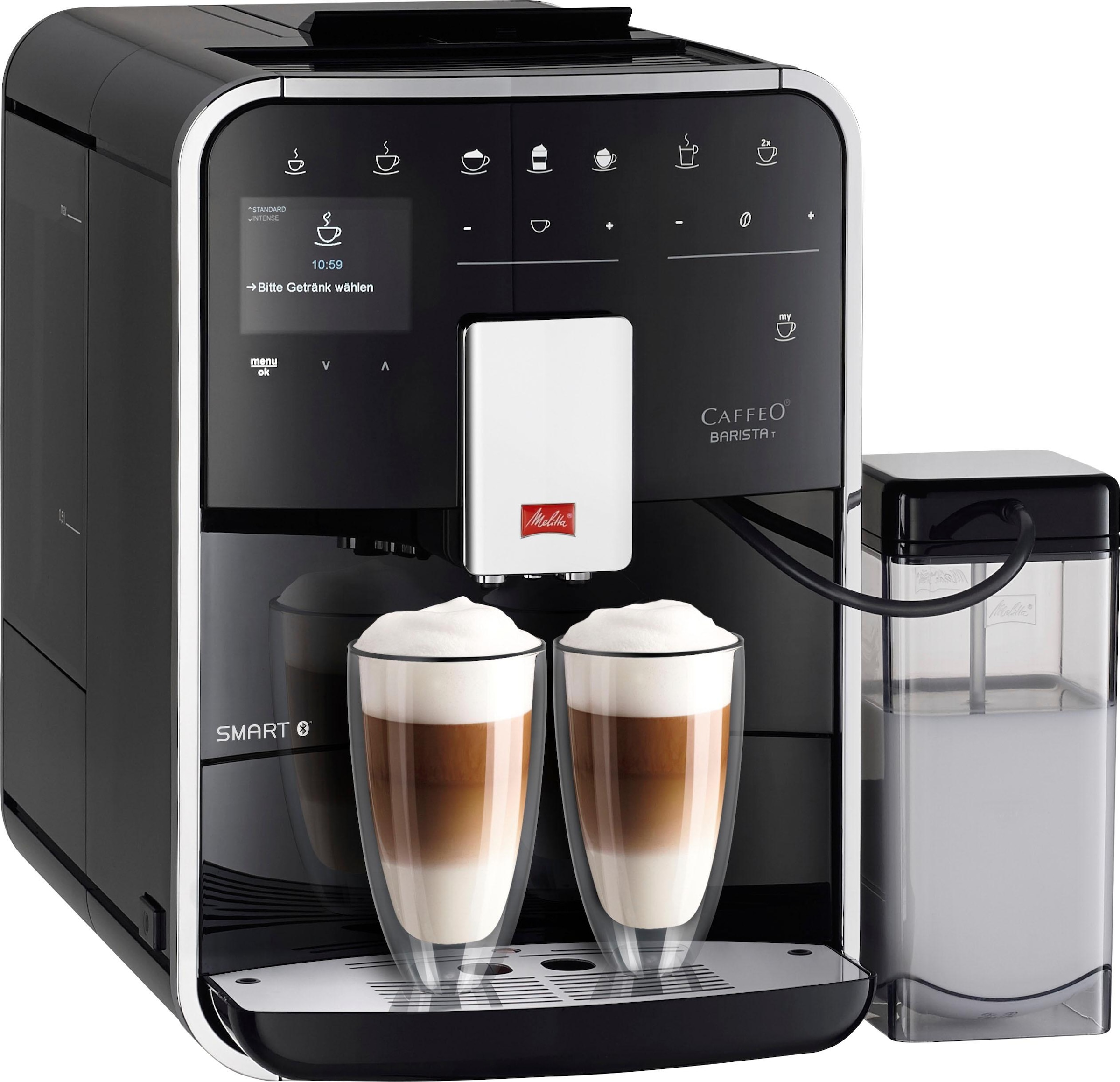 Melitta Kaffeevollautomat »Barista T Smart® F 83/0-102, schwarz«, 4  Benutzerprofile&18 Kaffeerezepte, nach italienischem Originalrezept jetzt  bestellen bei OTTO