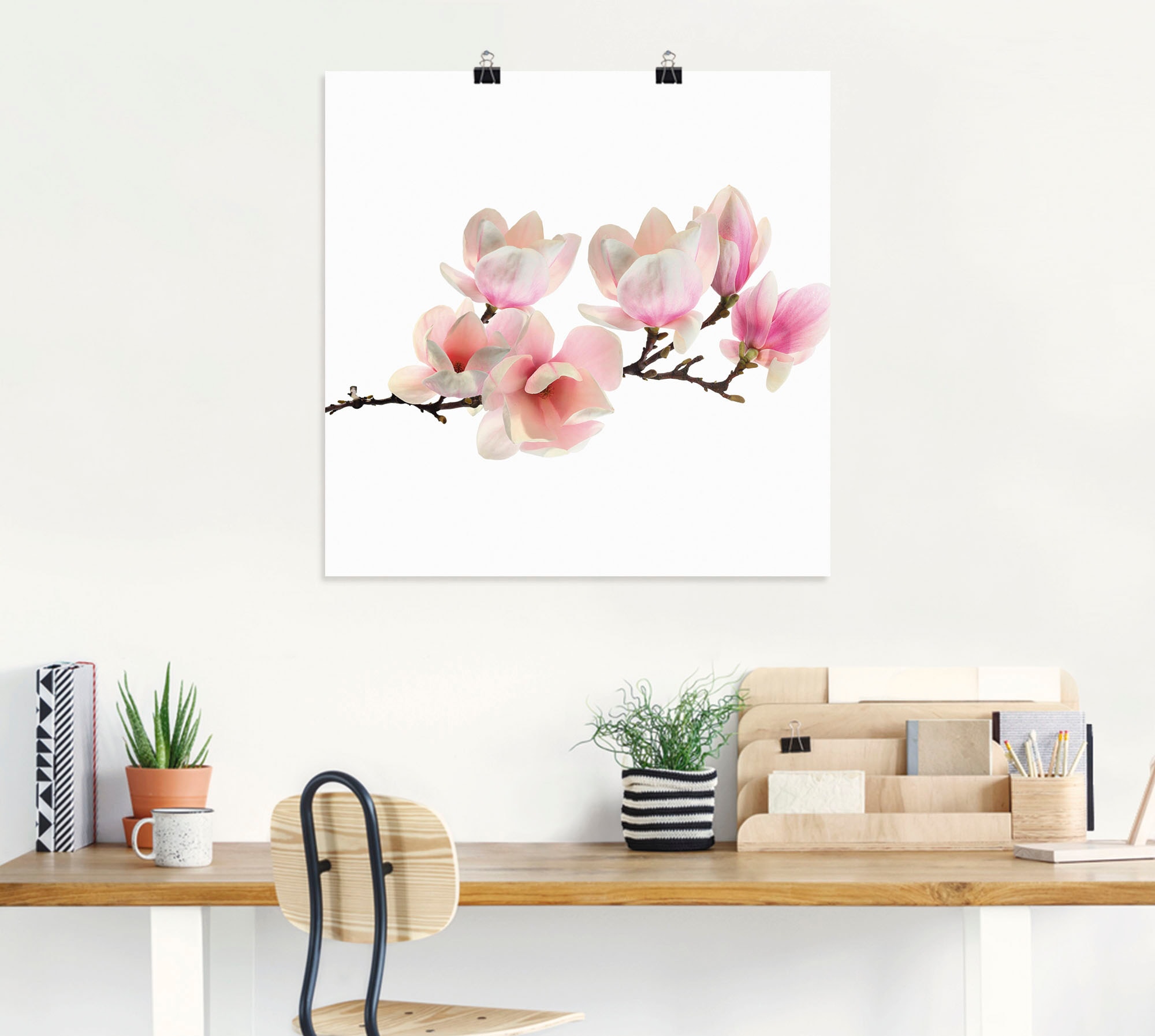 Artland Wandbild »Magnolie«, Blumen, (1 St.), als Leinwandbild, Poster, Wandaufkleber in verschied. Größen