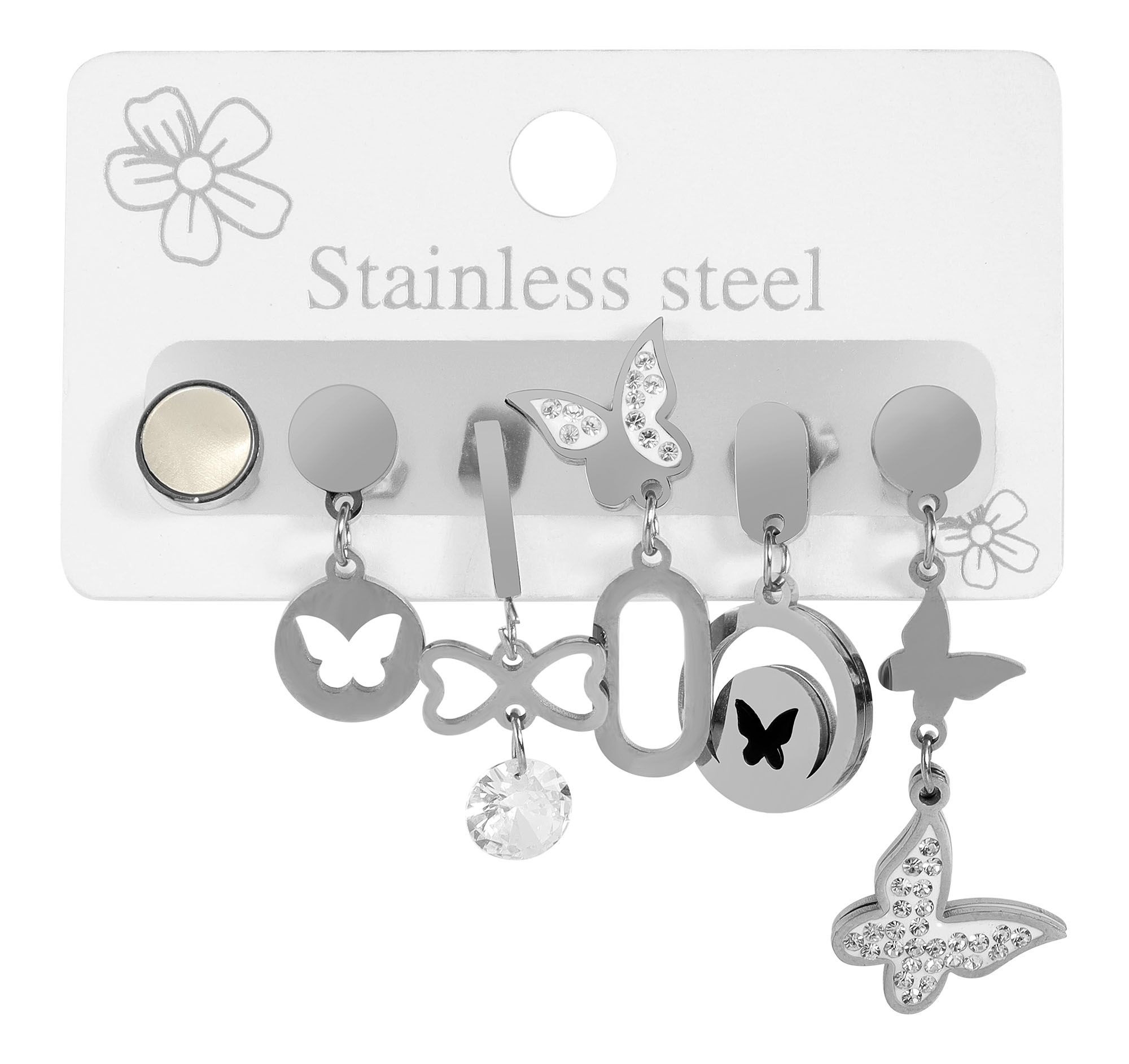 Adelia´s Kettenanhänger »Damen Anhänger ¿ Anhänger aus Edelstahl mit Perlmutt«