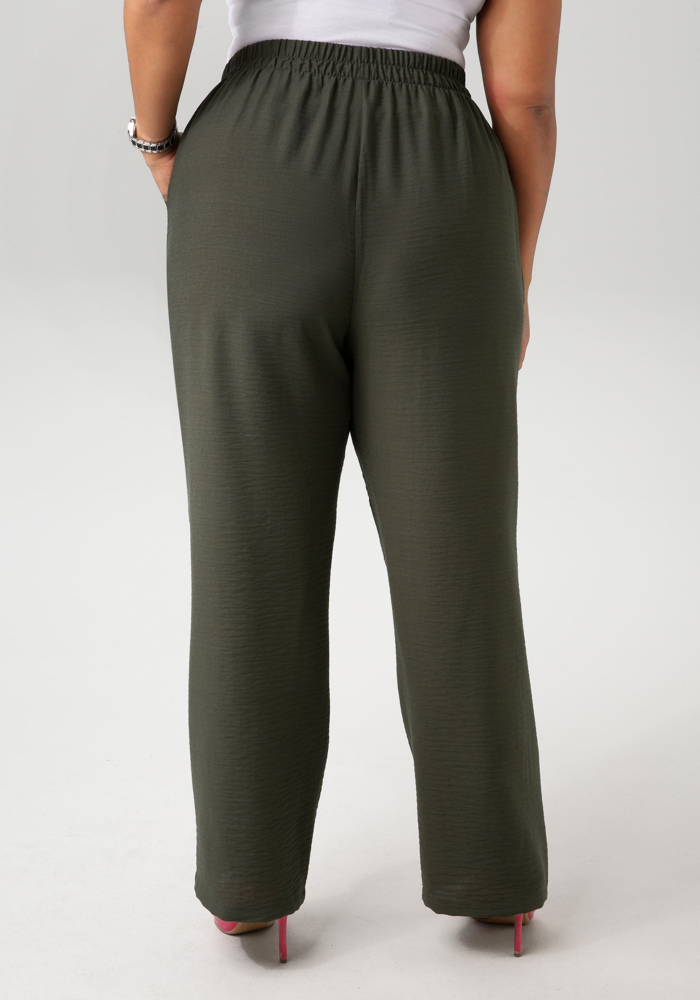 Aniston PLUS Schlupfhose, aus strukturierter Ware - NEUE KOLLEKTION