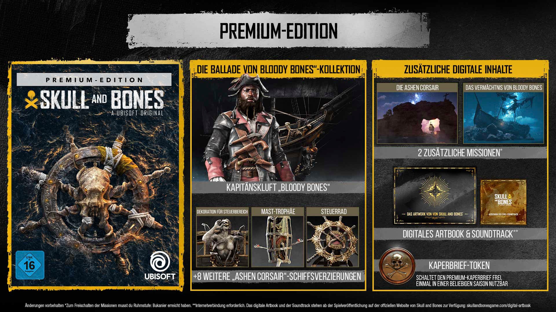 UBISOFT Spielesoftware »Skull and Bones - Premium Edition«, Xbox Series X