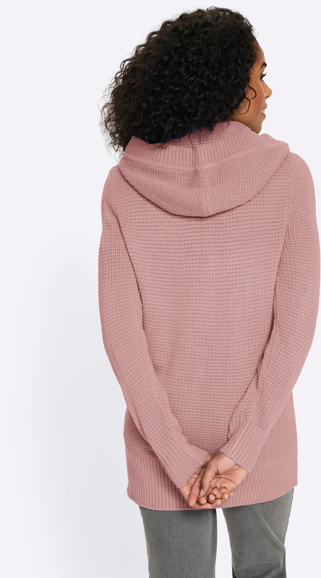 Classic Basics Kapuzenstrickjacke