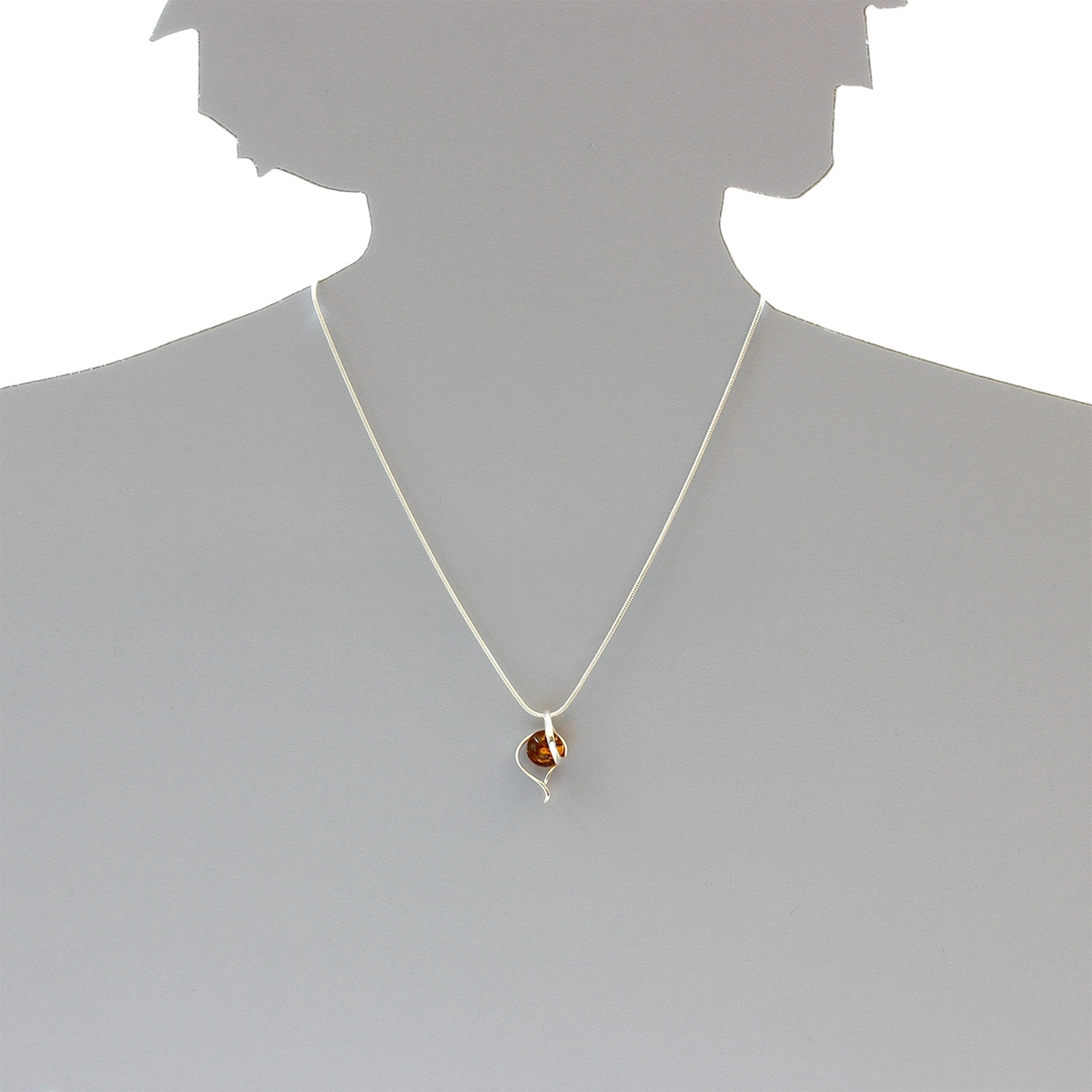 OSTSEE-SCHMUCK Kette mit Anhänger »- Gleiter-Isabella - Silber 925/000 - Bernstein«