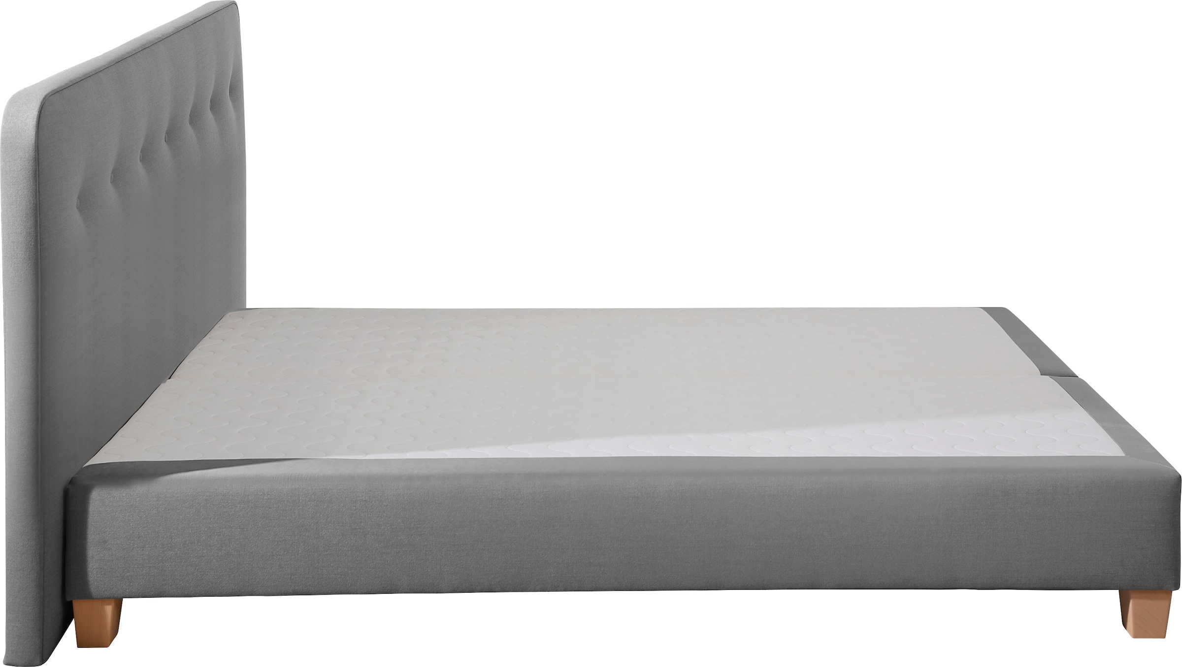 Home affaire Boxspringbett »Fargo«, in Überlänge 220 cm, mit Topper, 3 Ausführungen, 4, Breiten