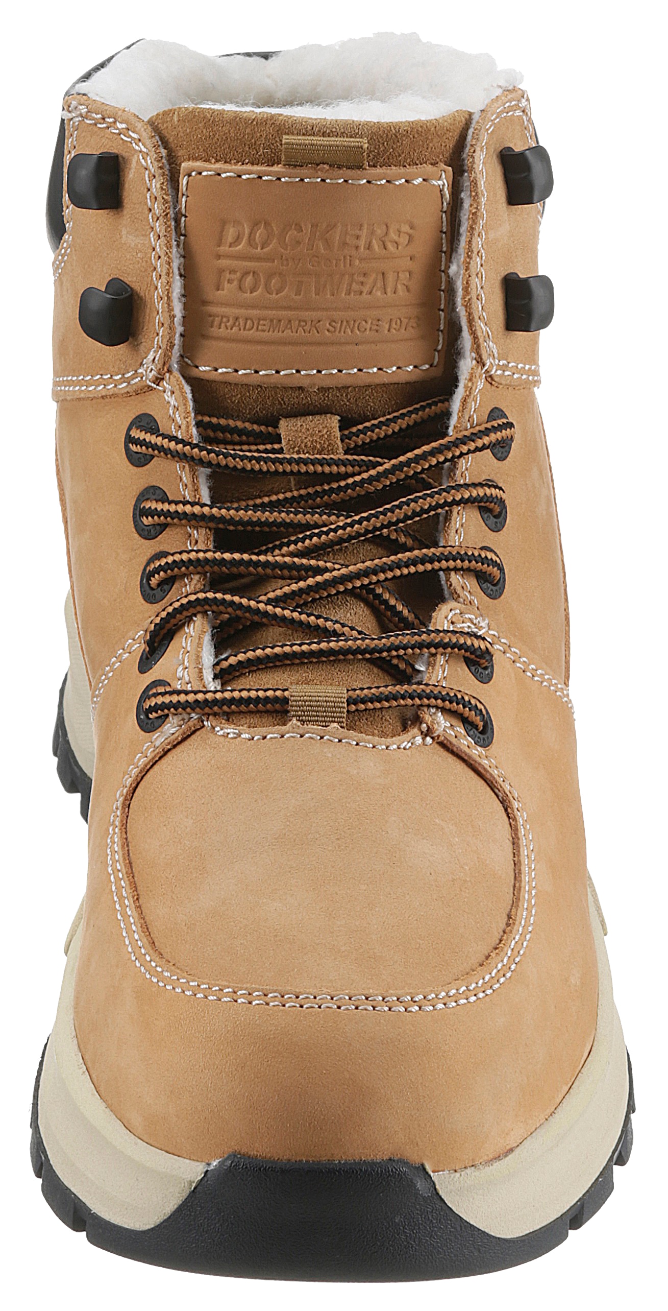 Dockers by Gerli Winterstiefel, High Top Sneaker, Schnürboots mit weich gepolstertem Schaftrand