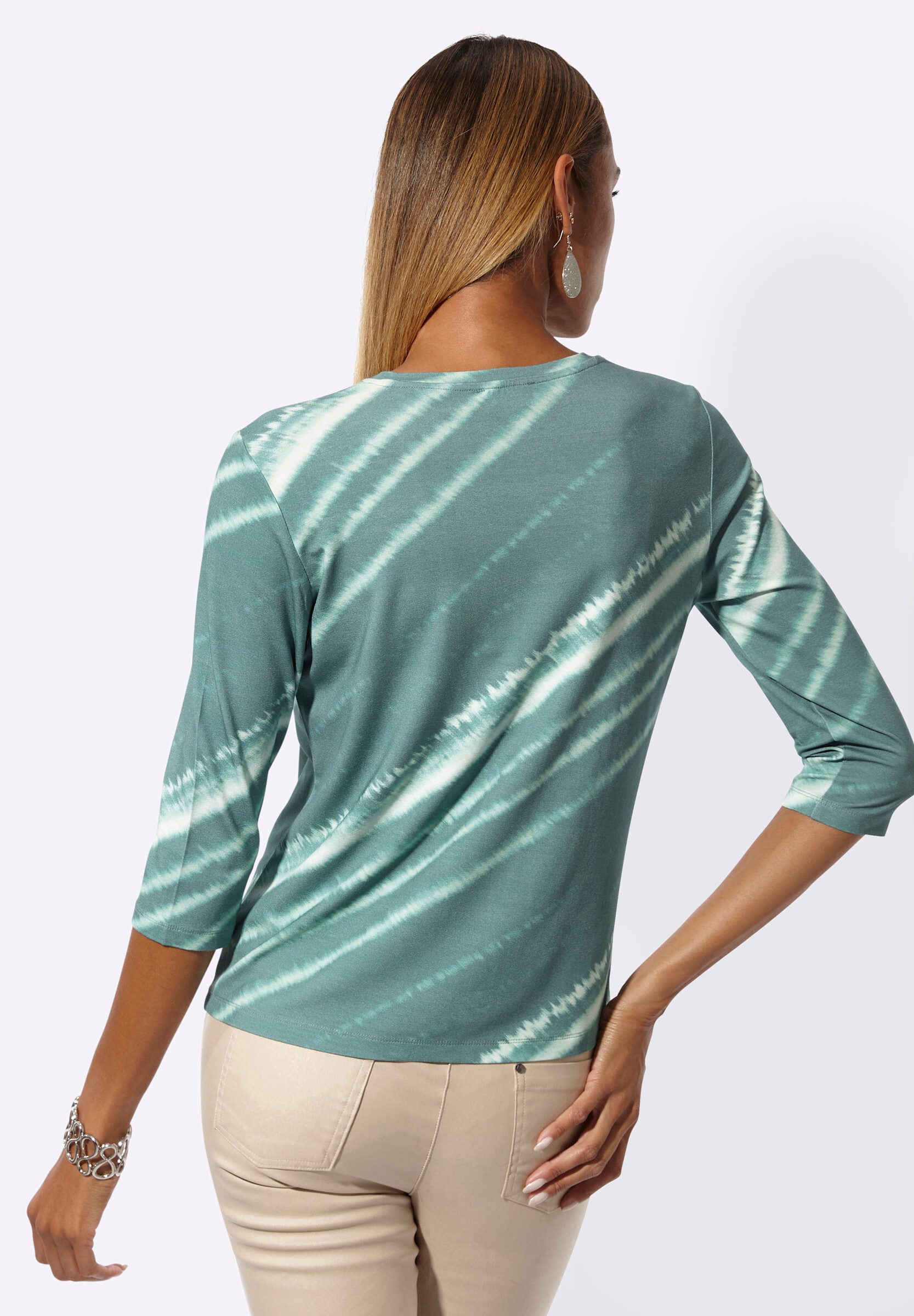 creation L T-Shirt »Shirt Shirt im modischen Farbverlauf«