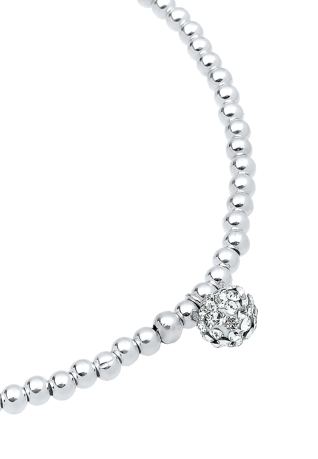Elli Armkette »Armband Herz Symbol Kristalle 925 Silber«