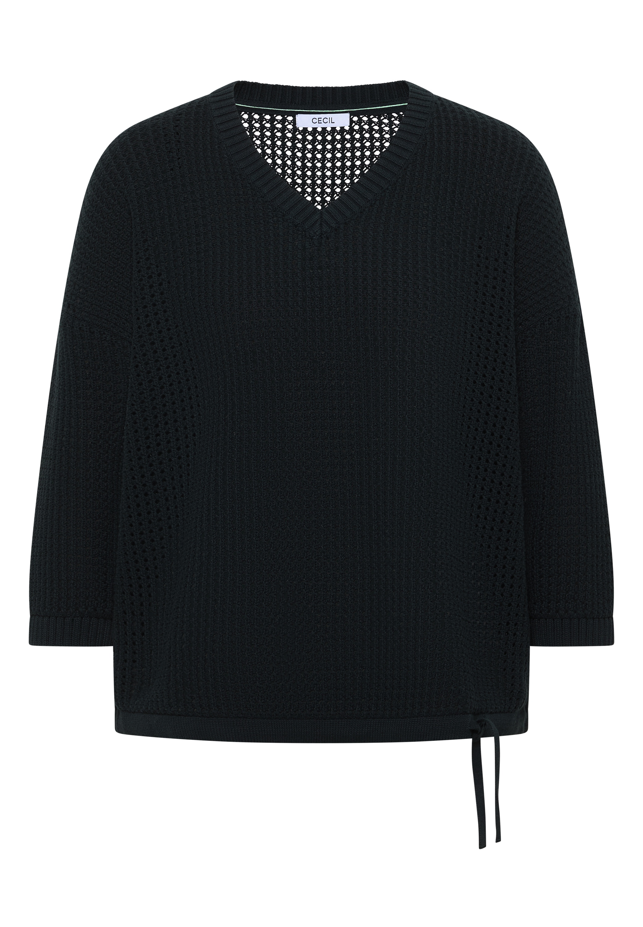 Cecil Strickpullover im Crochet-Look/moderner Sommerstrick