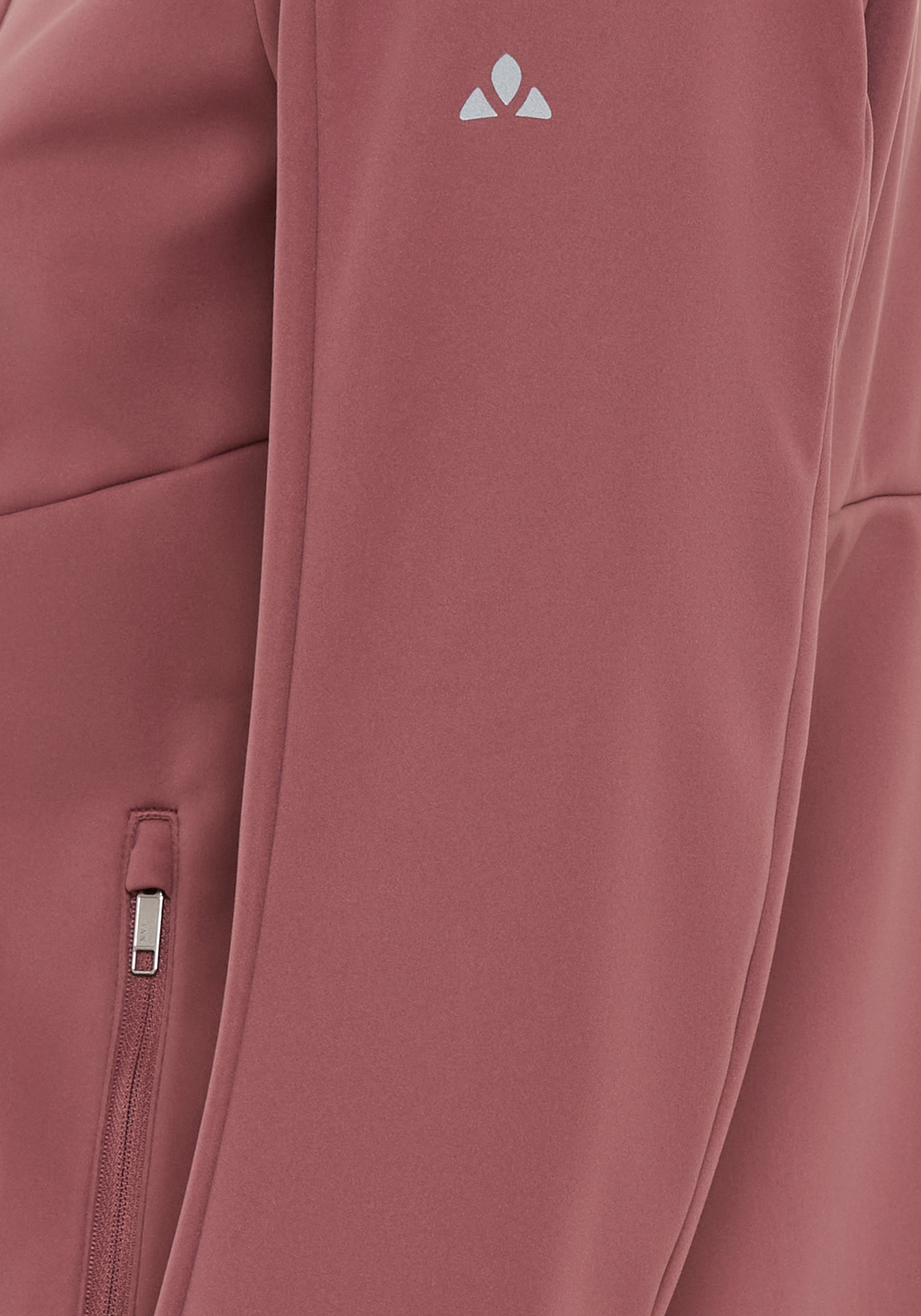 VAUDE Softshelljacke »SE WOMEN'S ZETAR SOFTSHELL JACKET II« mit Reißverschluss, wasserabweisend, windabweisend, normale Länge