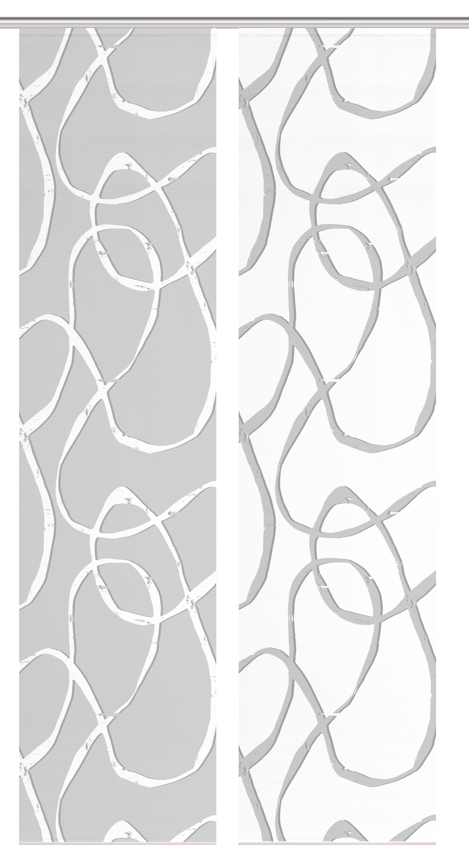 Vision S Schiebegardine »OPHELIA KOMBI« Paneelwagen 2 Stk. tlg. Schiebevorhang,Bambusoptik,Digitaldruck,SET