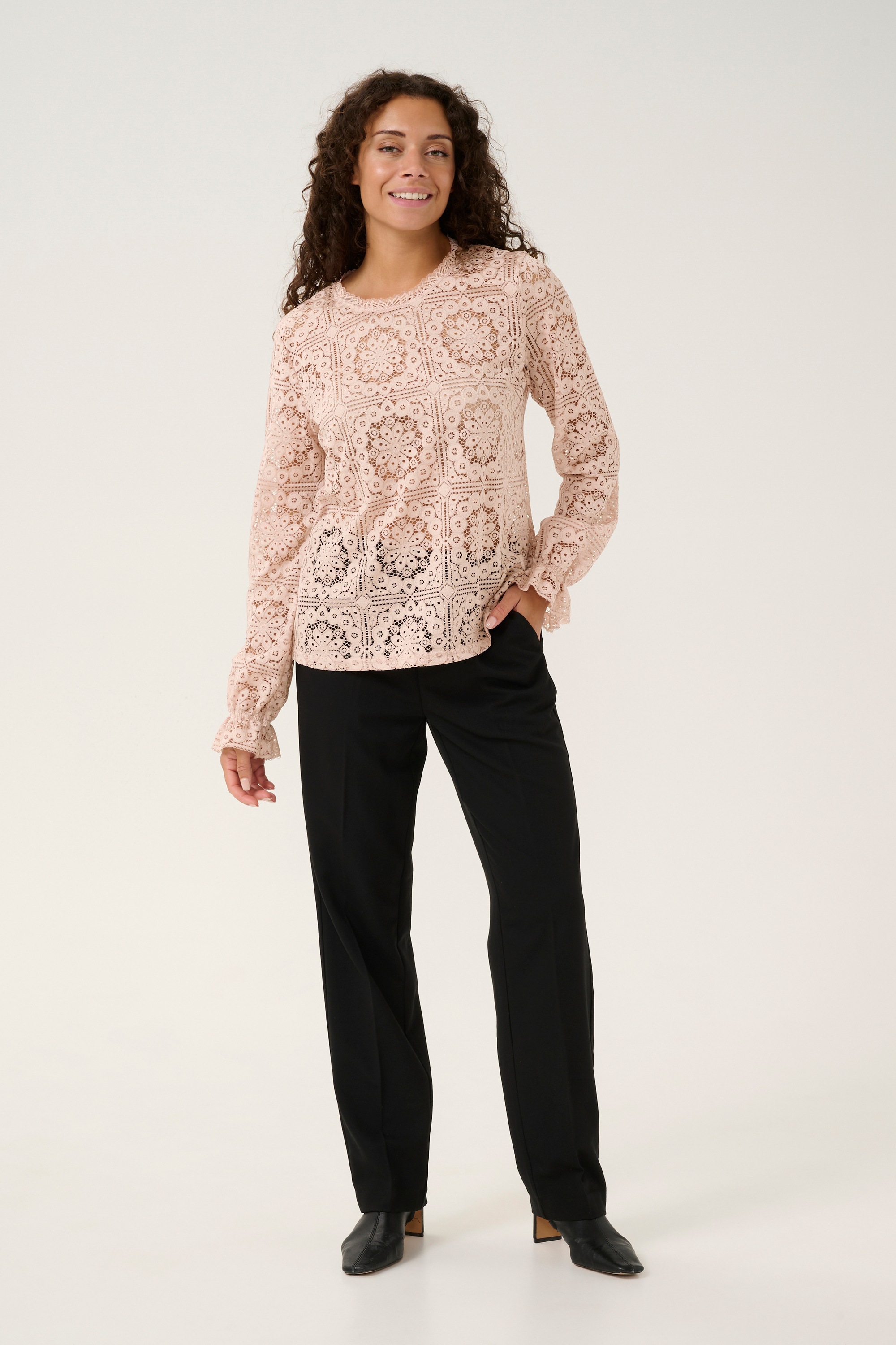 Cream Langarmbluse »Damen Bluse langarm CRTiley«