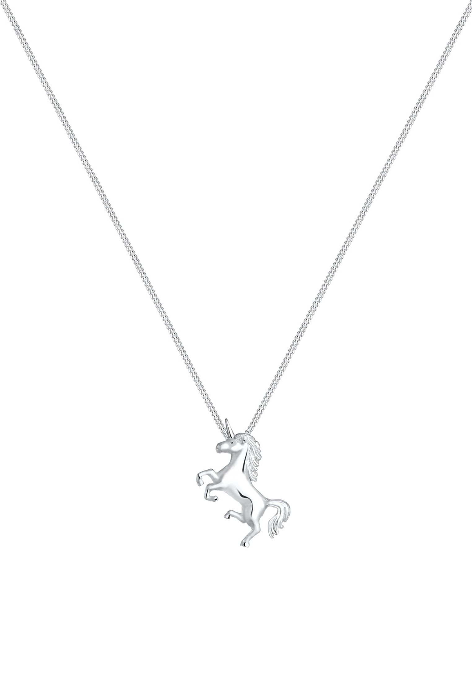 Elli Kette mit Anhänger »Halskette Einhorn Unicorn Magic 925 Silber«