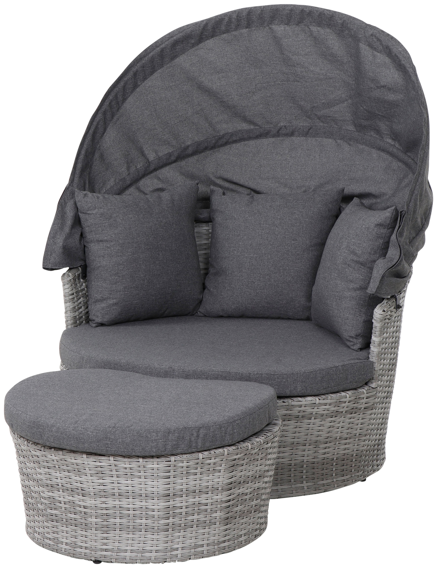 Siena Garden Gartenlounge-Set »Luna«, (Set, 2 tlg.)