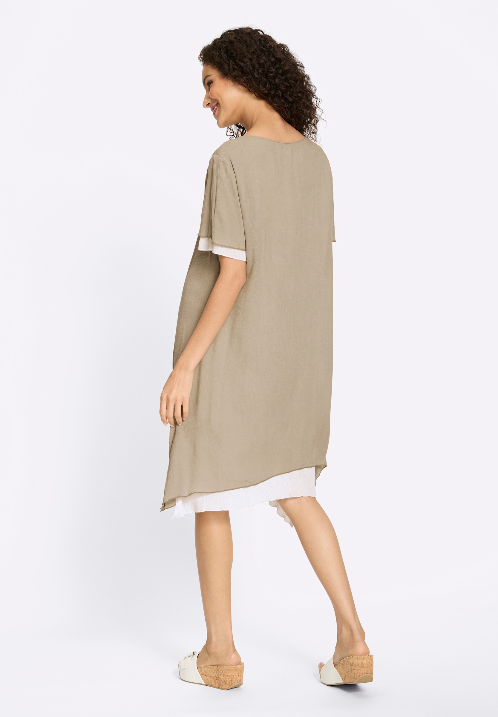 heine Sommerkleid »Kleid Sommerkleid im Lagen-Look« Ohne Taschen