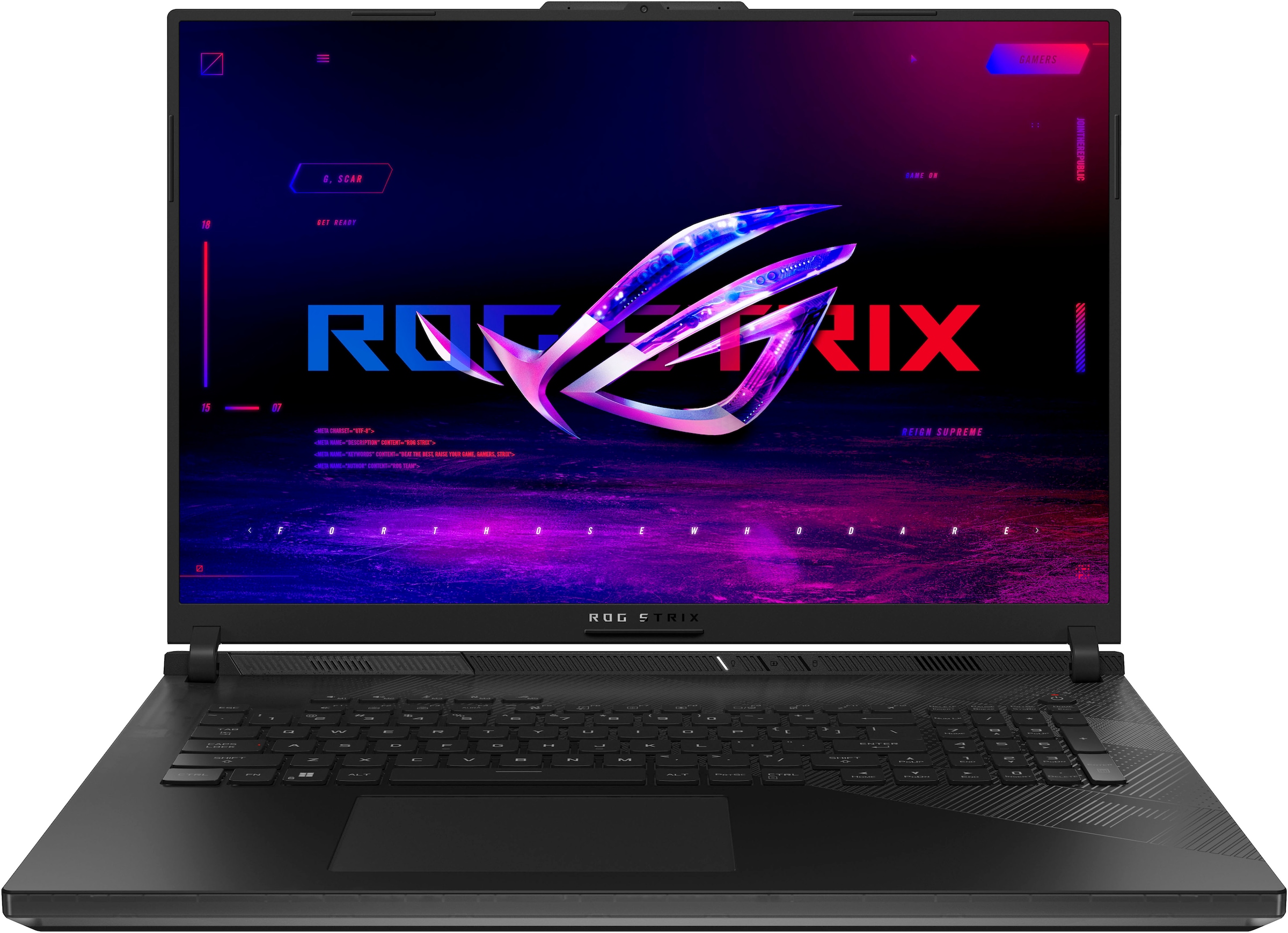 Asus Gaming-Notebook »ROG Strix Scar18 G834JYR-R6019W«, 45,7 cm, / 18 Zoll, Intel, Core i9, GeForce RTX 4090, 1000 GB SSD