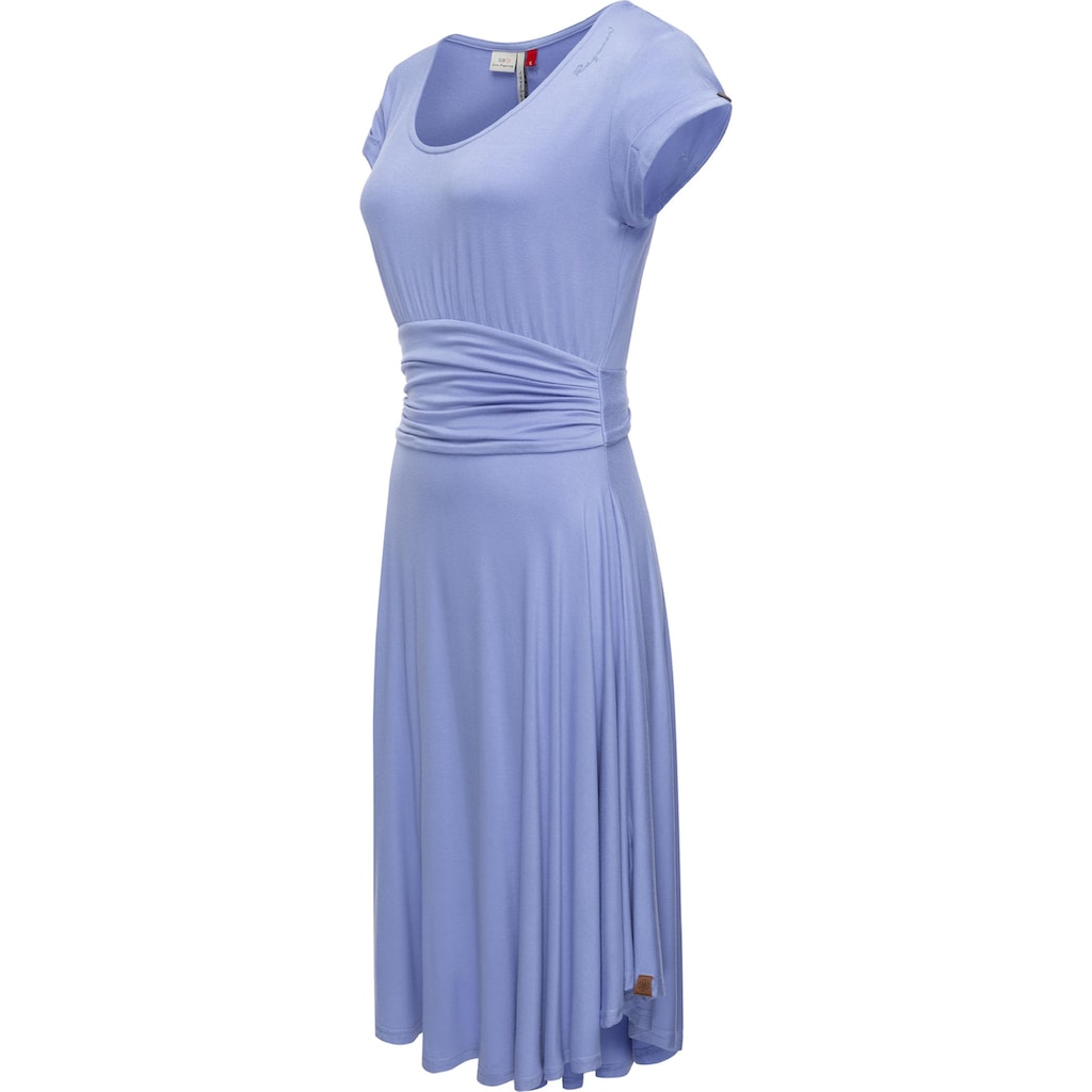 Ragwear Sommerkleid »Sommerkleid Yvone Solid«, leichtes Jersey-Kleid mit Taillengürtel