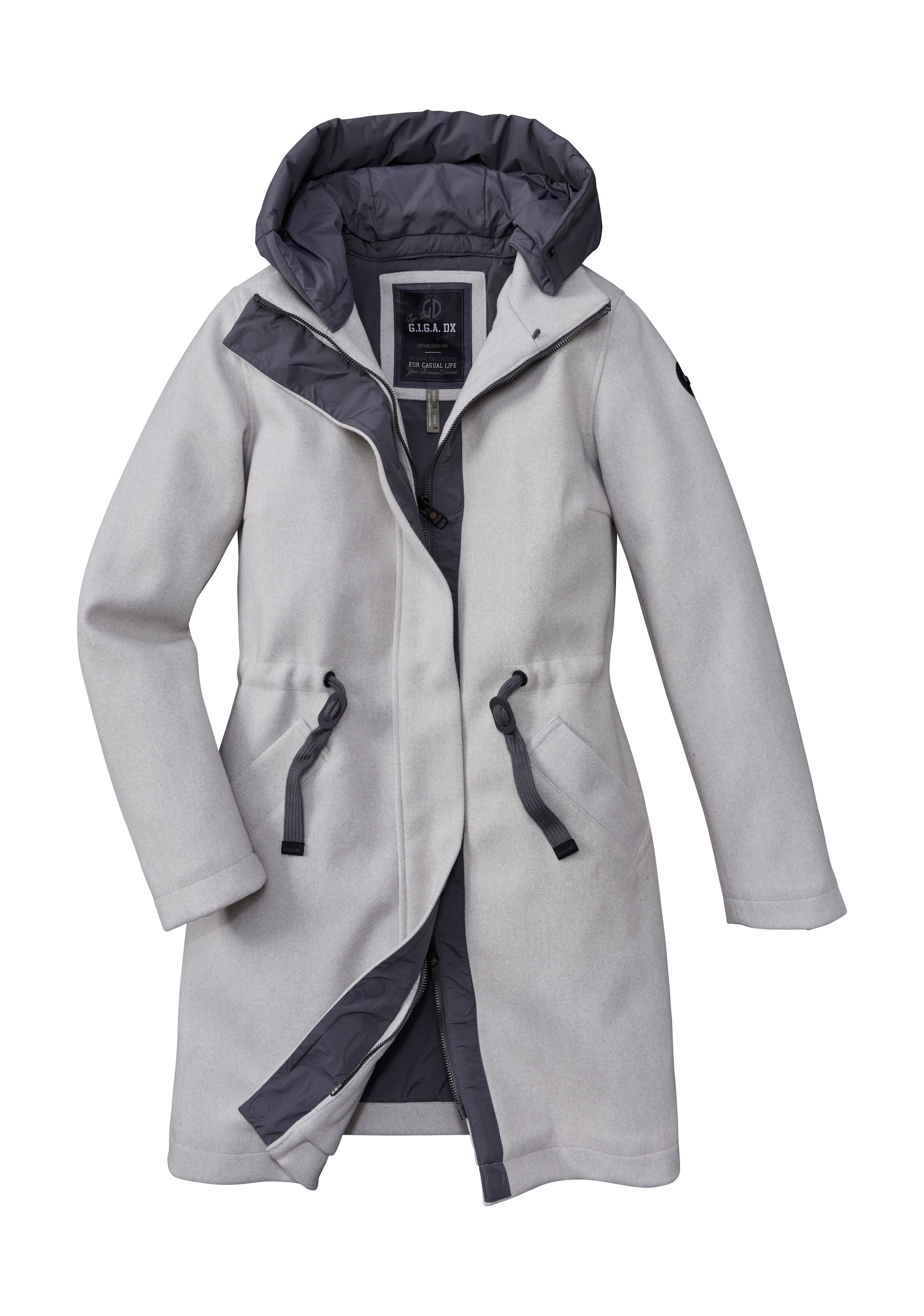 G.I.G.A. DX by killtec Parka »GW 46 WMN PRK«, Vielseitiger Damen Parka, 2-Wege-Reißverschluss, abnehmbare Kapuze