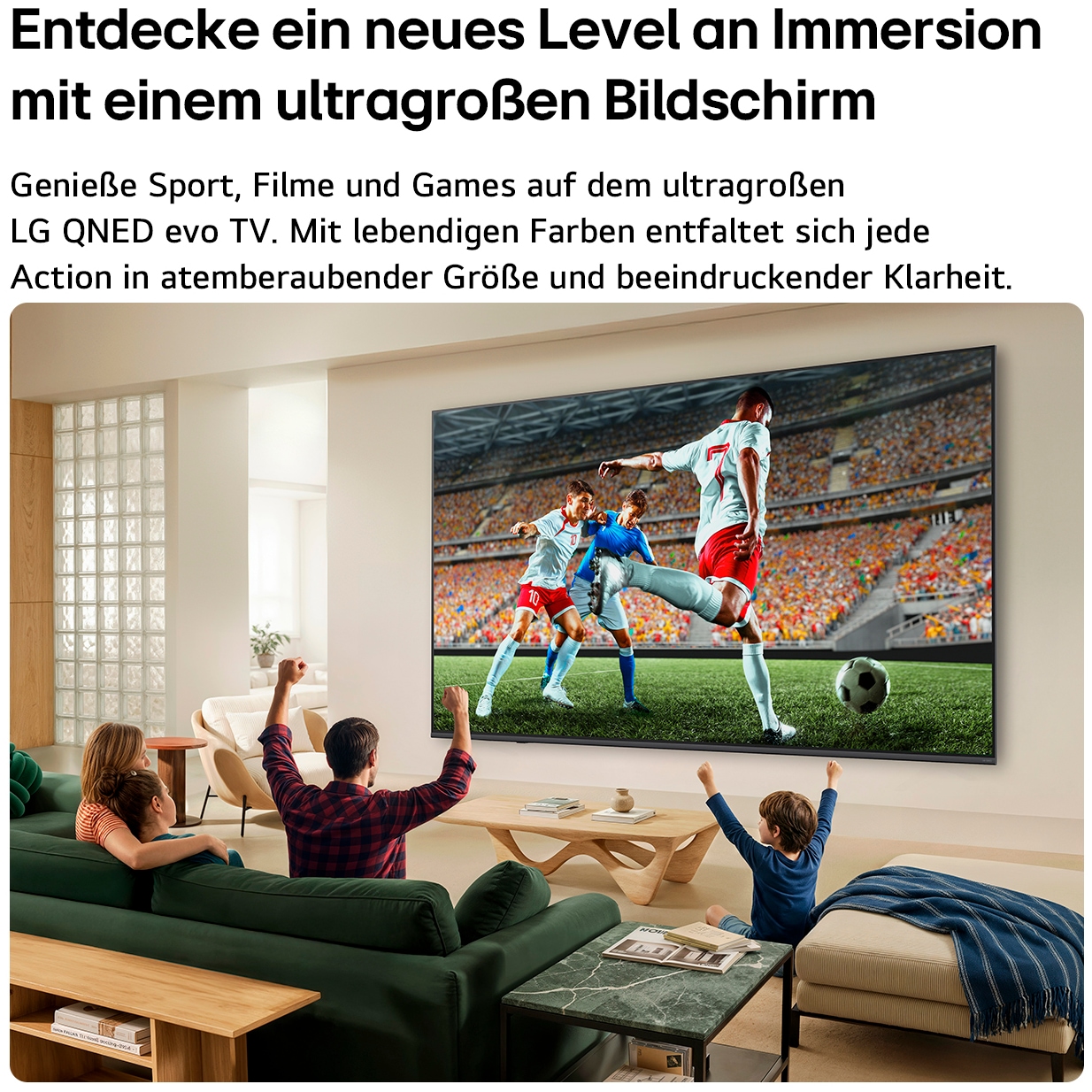 LG QNED-Fernseher »85QNED82B6A« 215 cm/85 ″ Smart-TV