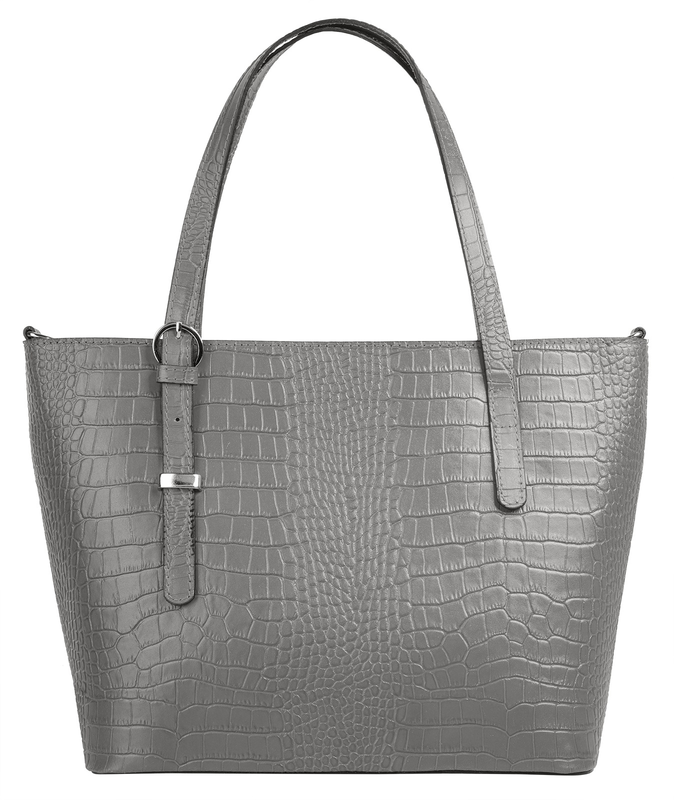 Cluty Henkeltasche, echt Leder, Made in Italy