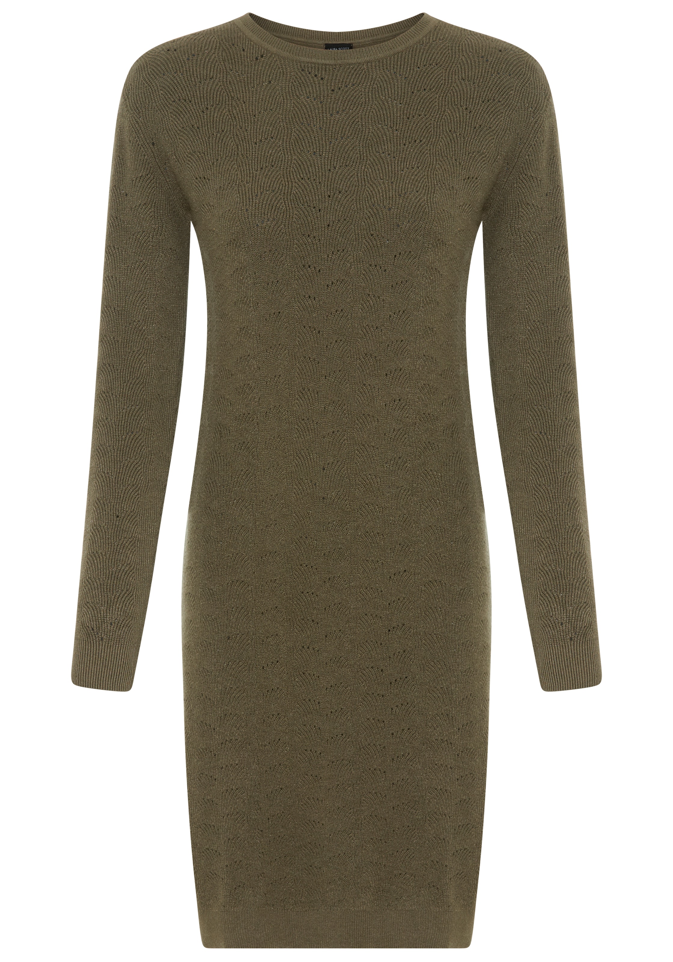 Laura Scott Strickkleid, aus filigranem, weichem Ajourstrick - NEUE KOLLEKTION