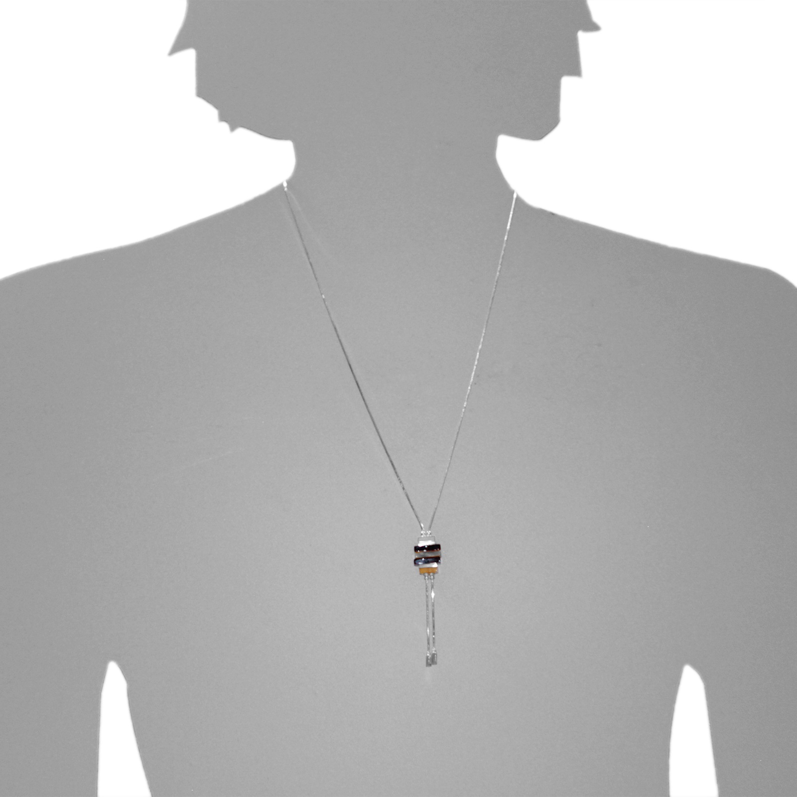 OSTSEE-SCHMUCK Collier »- Jacqueline - Silber 925/000 - Bernstein«