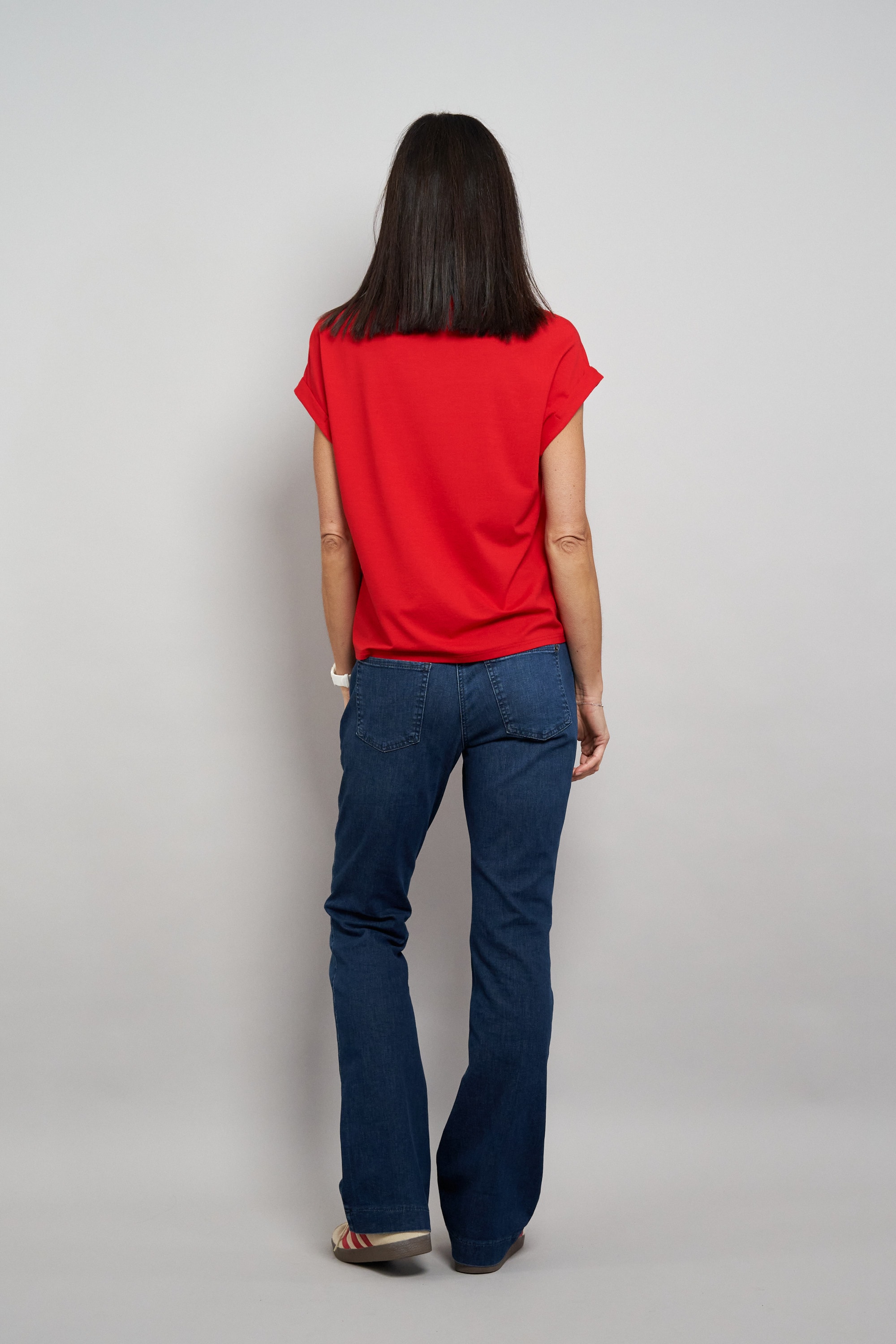 Seidel Moden Kurzarmshirt »Otto exclusiv« Rundhals mit Ärmelaufschlag -MADE IN GERMANY