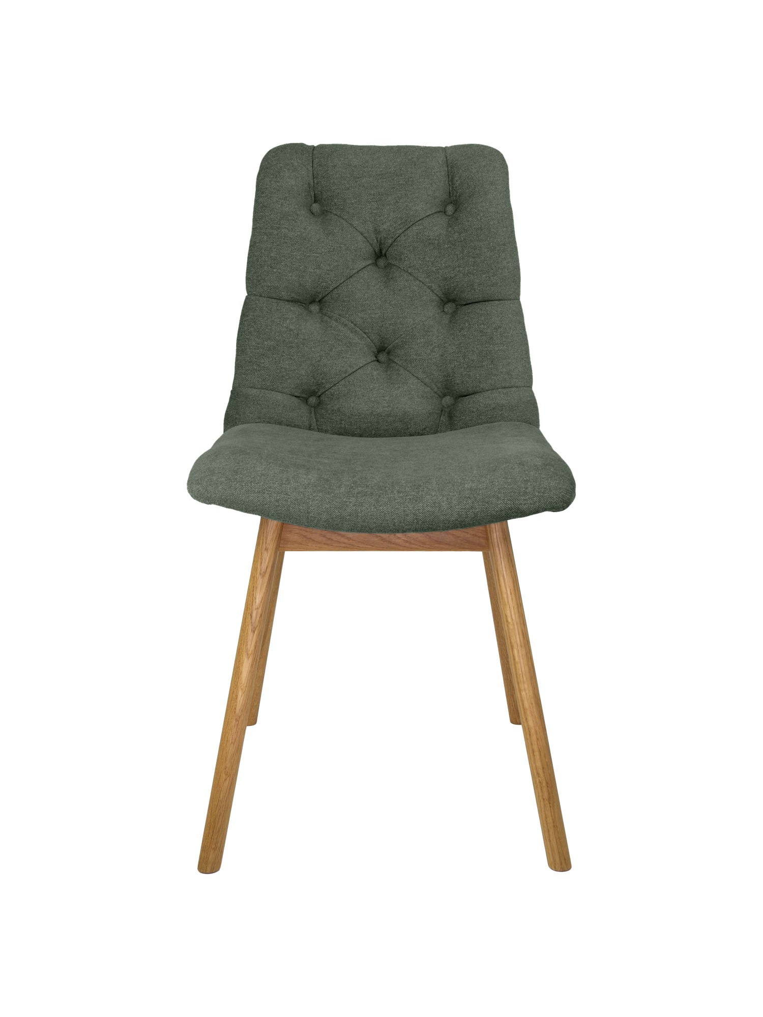 andas 4-Fußstuhl »Ramon«, (Set), 2 St., Chenille, mit Massivholzbeinen, verschiedene Stoffe und Farben
