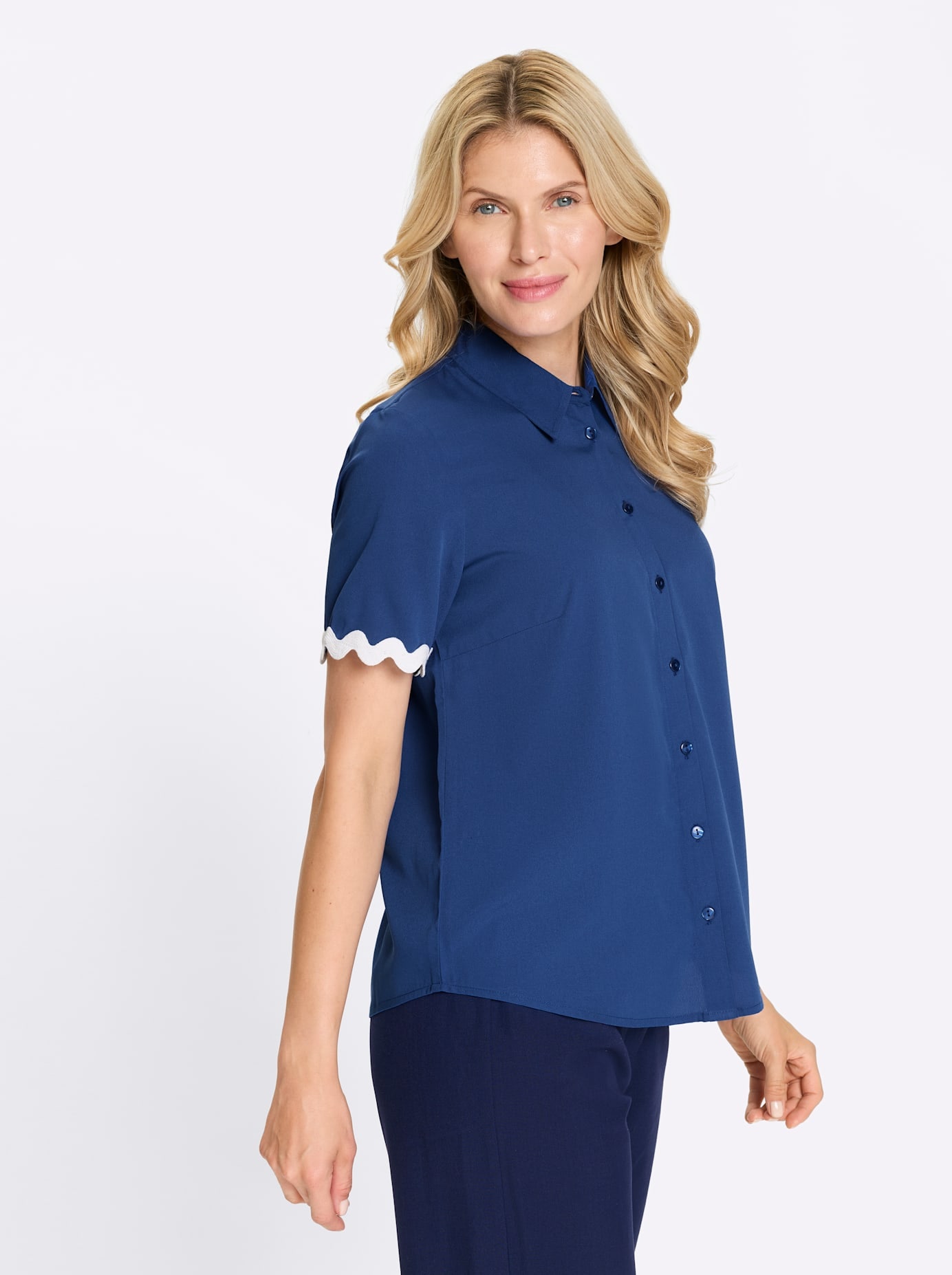 Classic Basics Kurzarmbluse