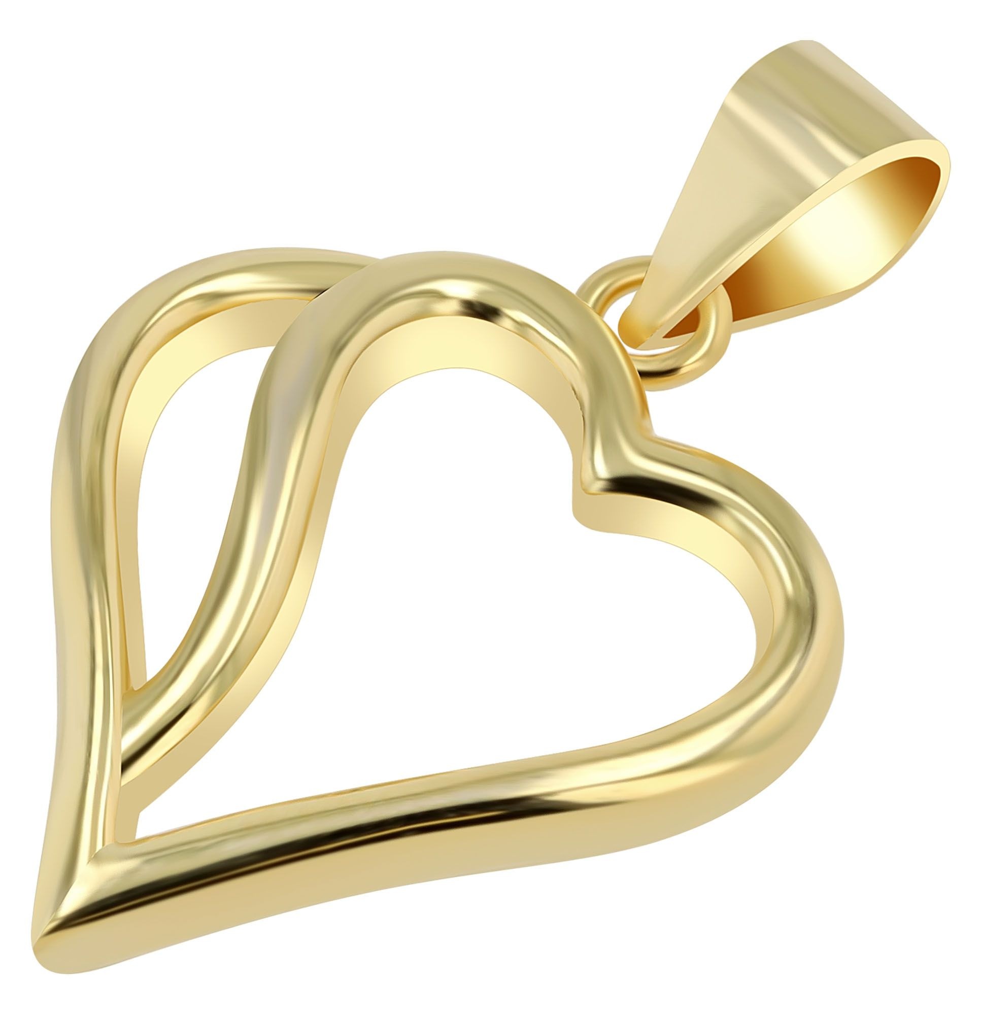 Adelia´s Herzanhänger »Damen Anhänger ¿ Herz Herzanhänger aus 925 Silber«