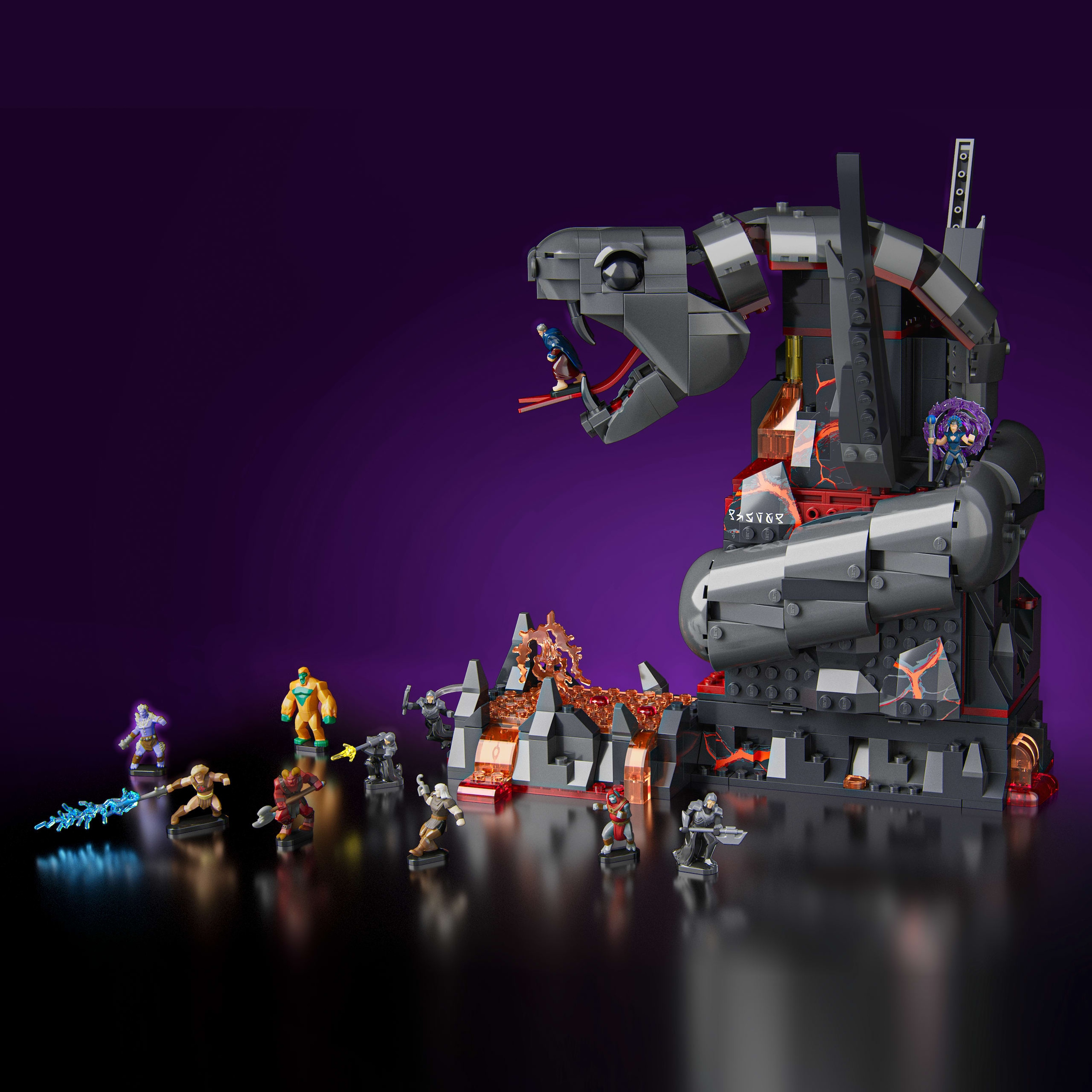 Mattel® Modellbausatz »Mattel Brick Shop Master of the Universe - Reptile« 636 Stk. tlg.