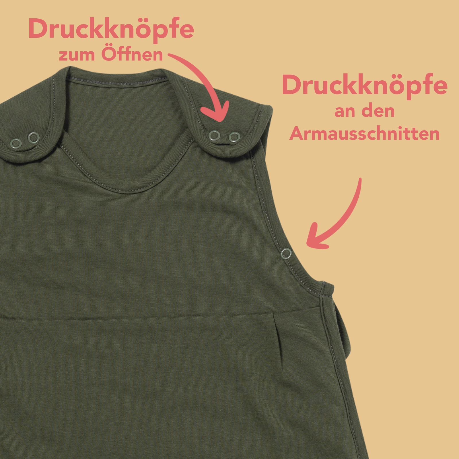 Schlummersack Babyschlafsack »Schlafsack ohne Füßen 2.5 Tog«