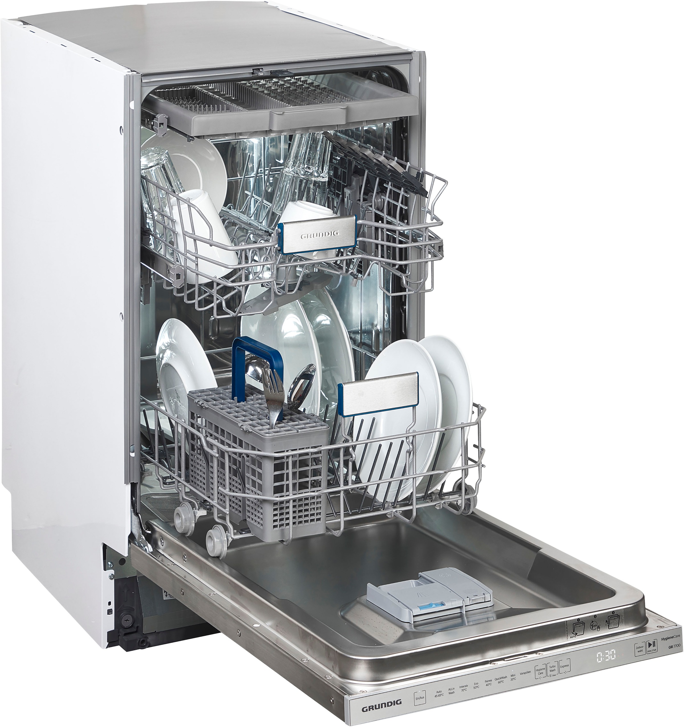 Grundig vollintegrierbarer Geschirrspüler »GSV 42840 7654801635«, 10 Maßgedecke