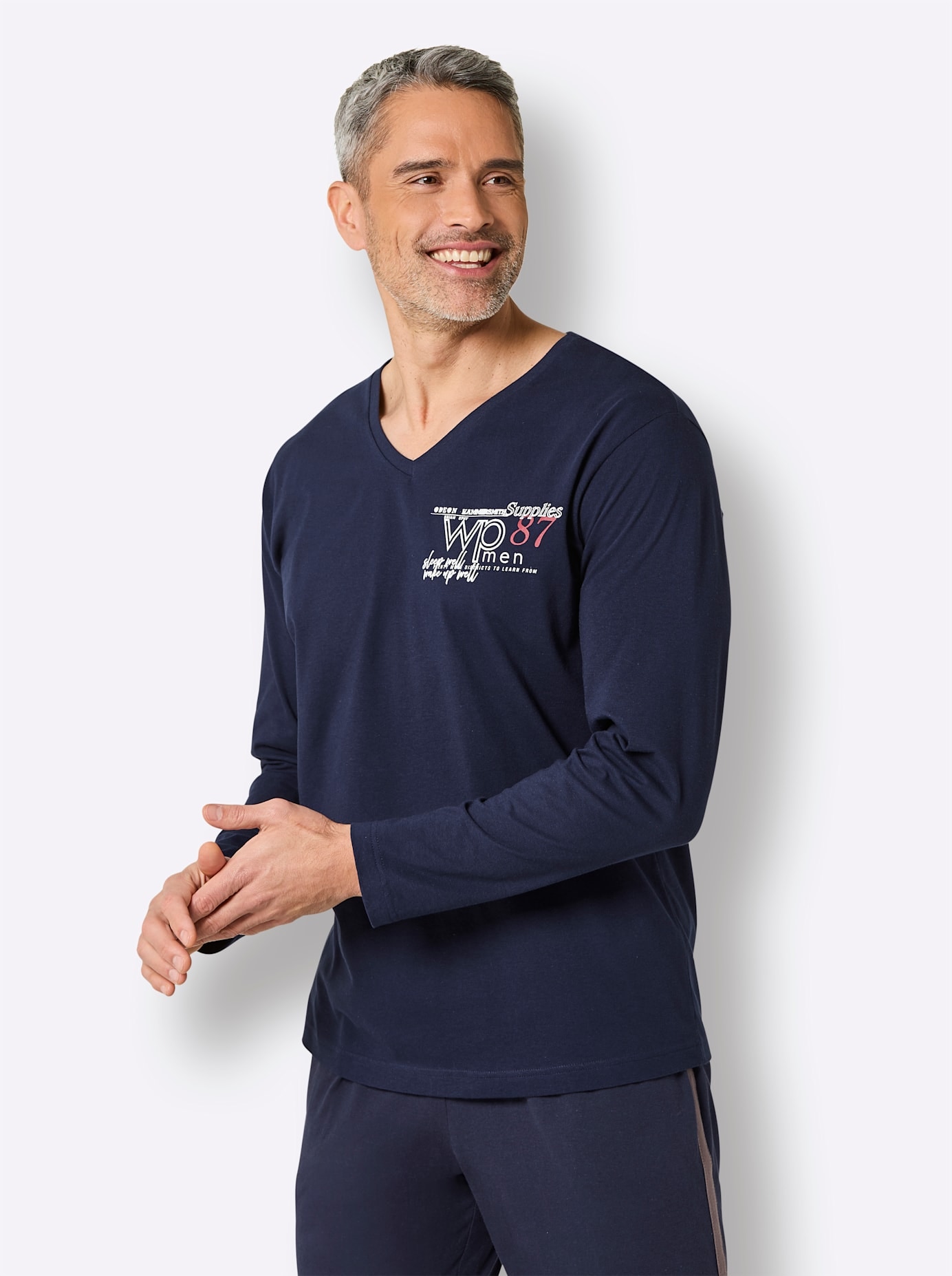 wäschepur Pyjamaoberteil »Schlafanzug-Shirt« 1