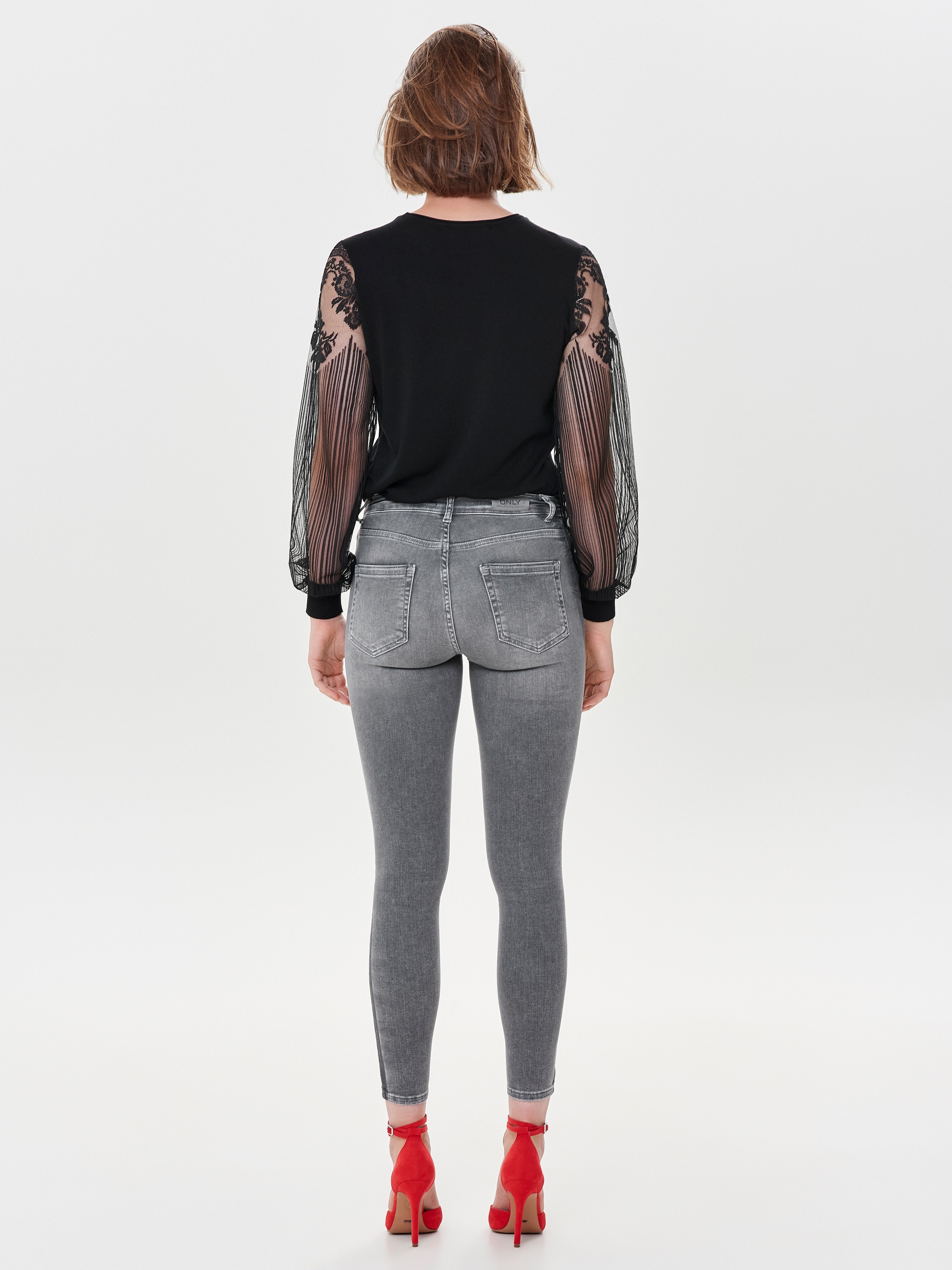 ONLY Strickpullover »ONLVIKTORIA L/S LACE PULLOVER EX KNT«