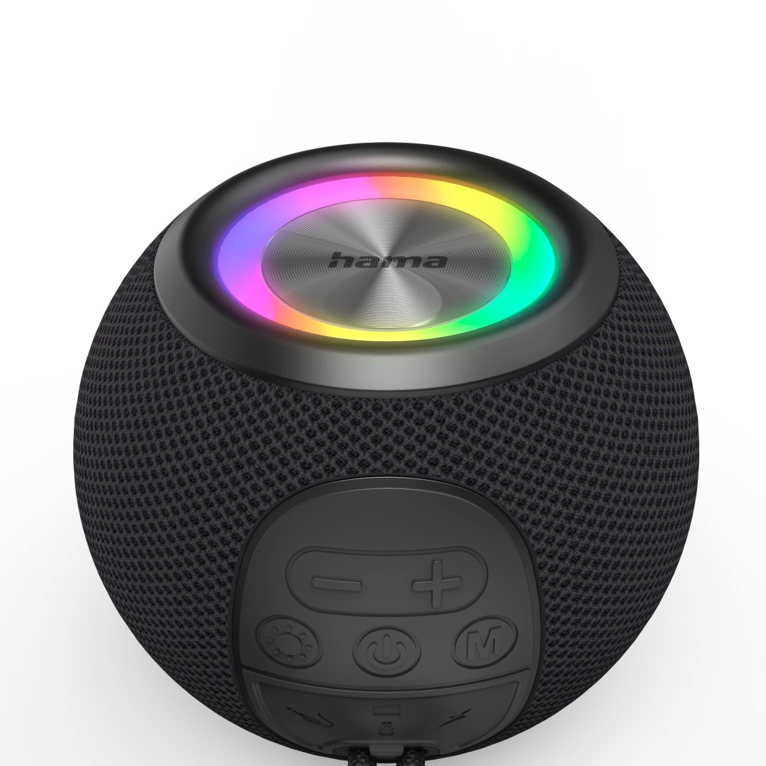 Hama Bluetooth-Lautsprecher »Bluetooth®-Lautsprecher "Ball Shape Speaker", 5 Licht-Modi, 5W« (Bluetooth Beleuchtungseffekte | Freisprechfunktion | Pairing 5 W) Integrierte Freisprecheinrichtung