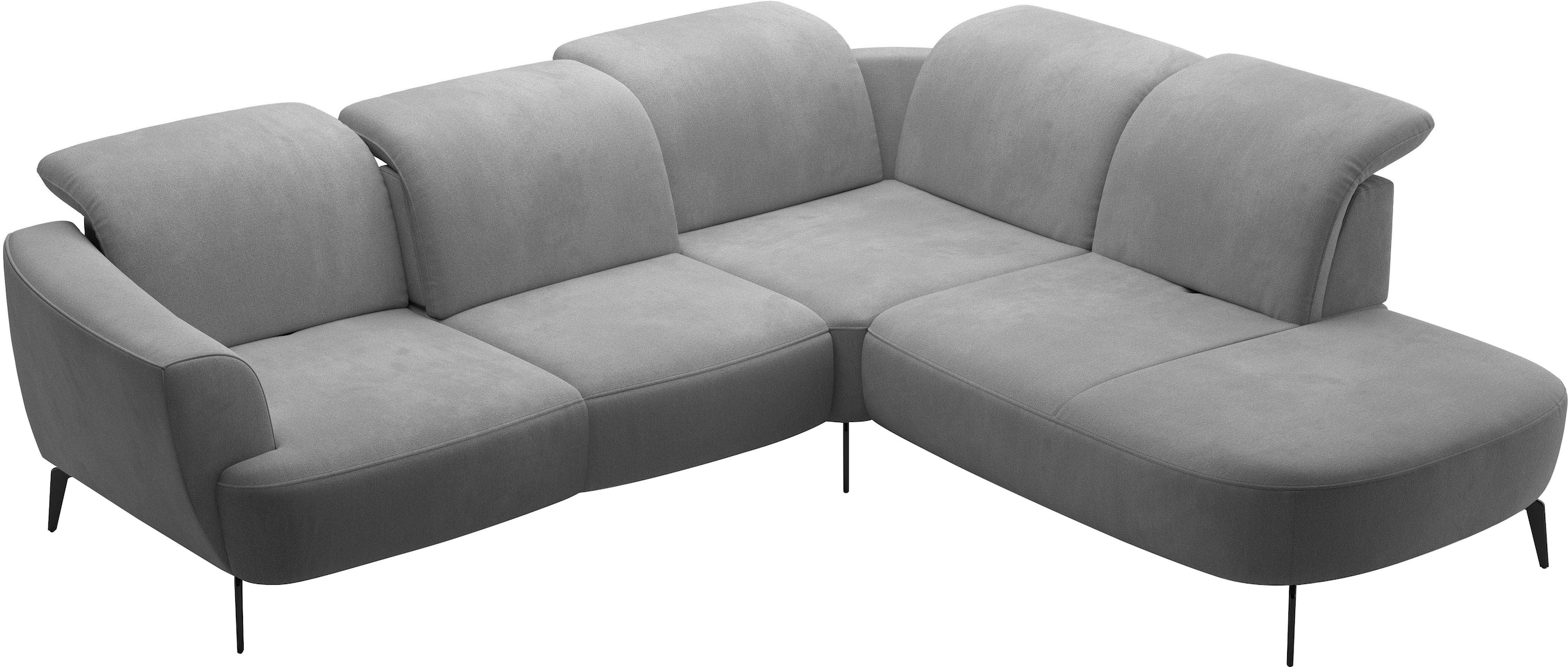 sit&more Ecksofa »Zoe«, ink.Sitztiefenverstellung, wahlweise mit Kopfteilverstellung