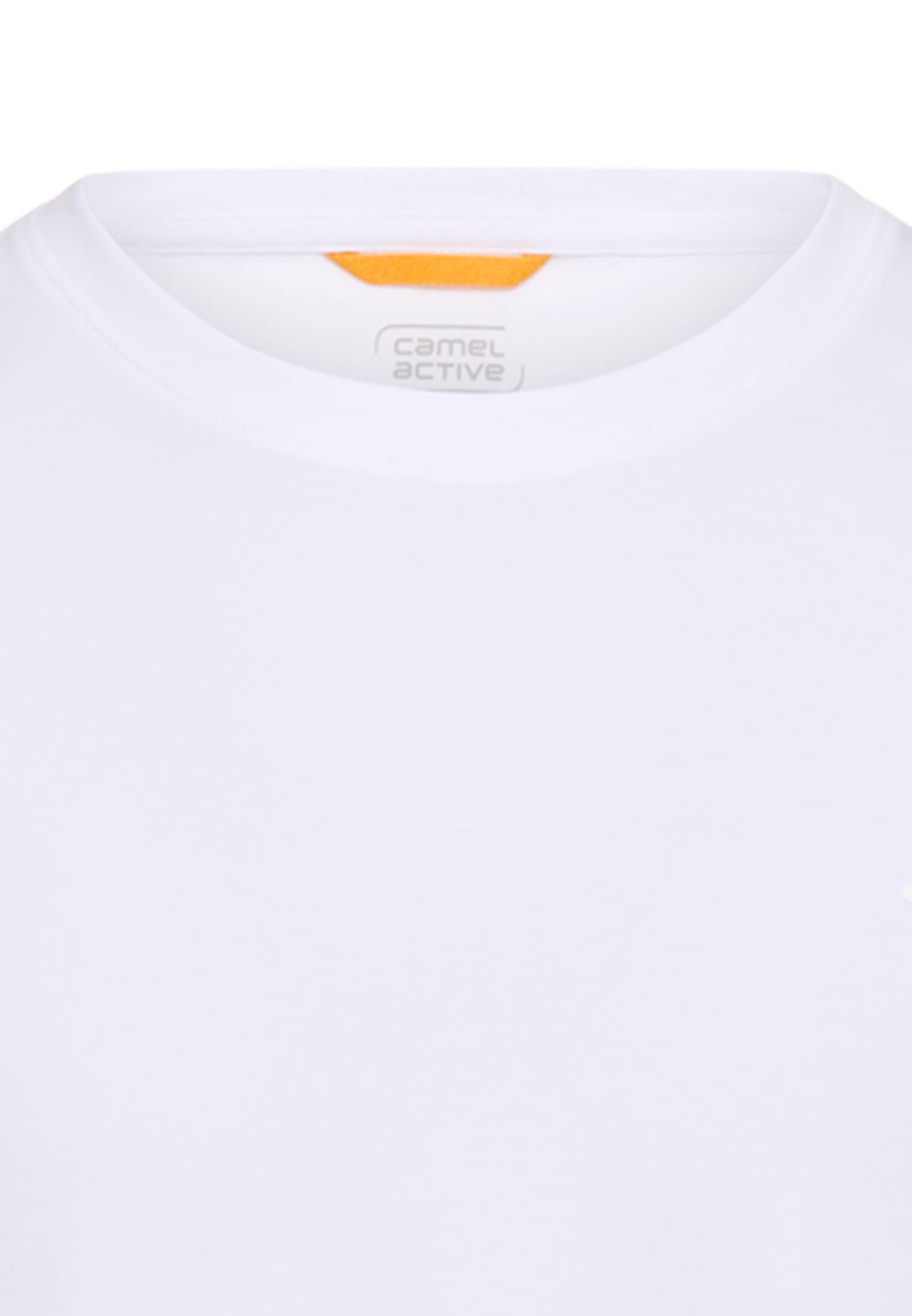 camel active T-Shirt mit Logo-Stickerei