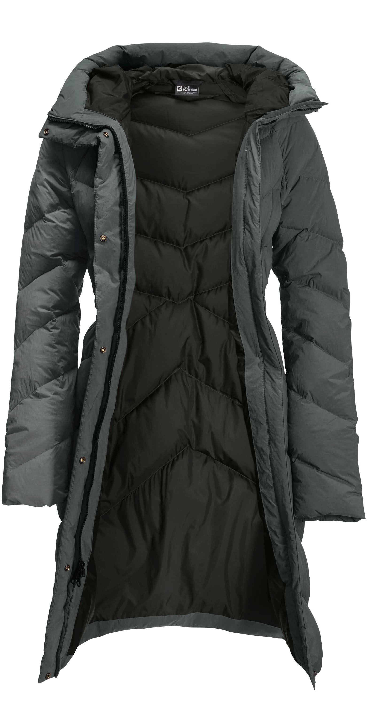 Jack Wolfskin Daunenmantel »MARIENPLATZ COAT W«, mit Kapuze